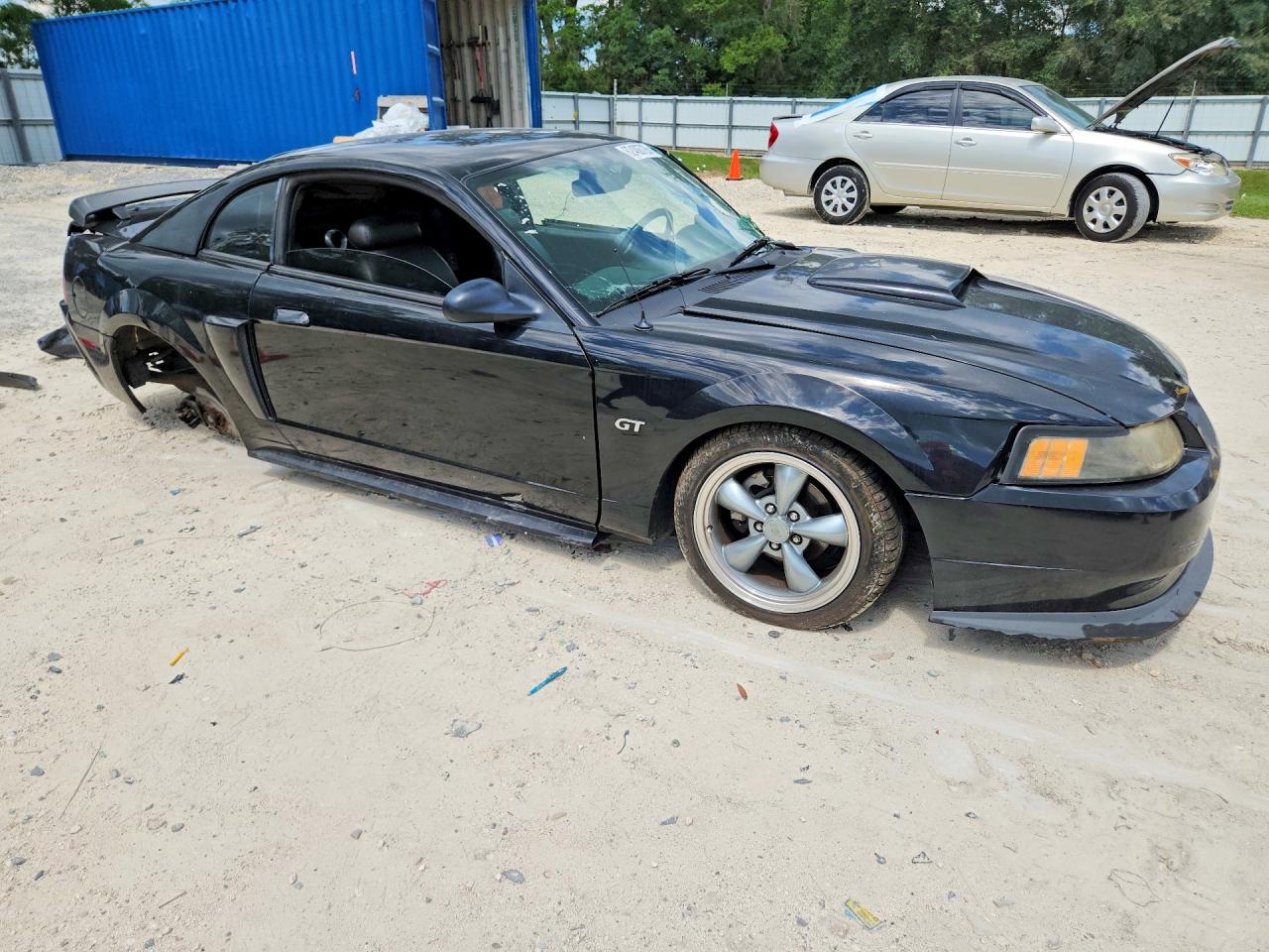 2003 Ford Mustang Gt Черный vin: 1FAFP42X63F330790