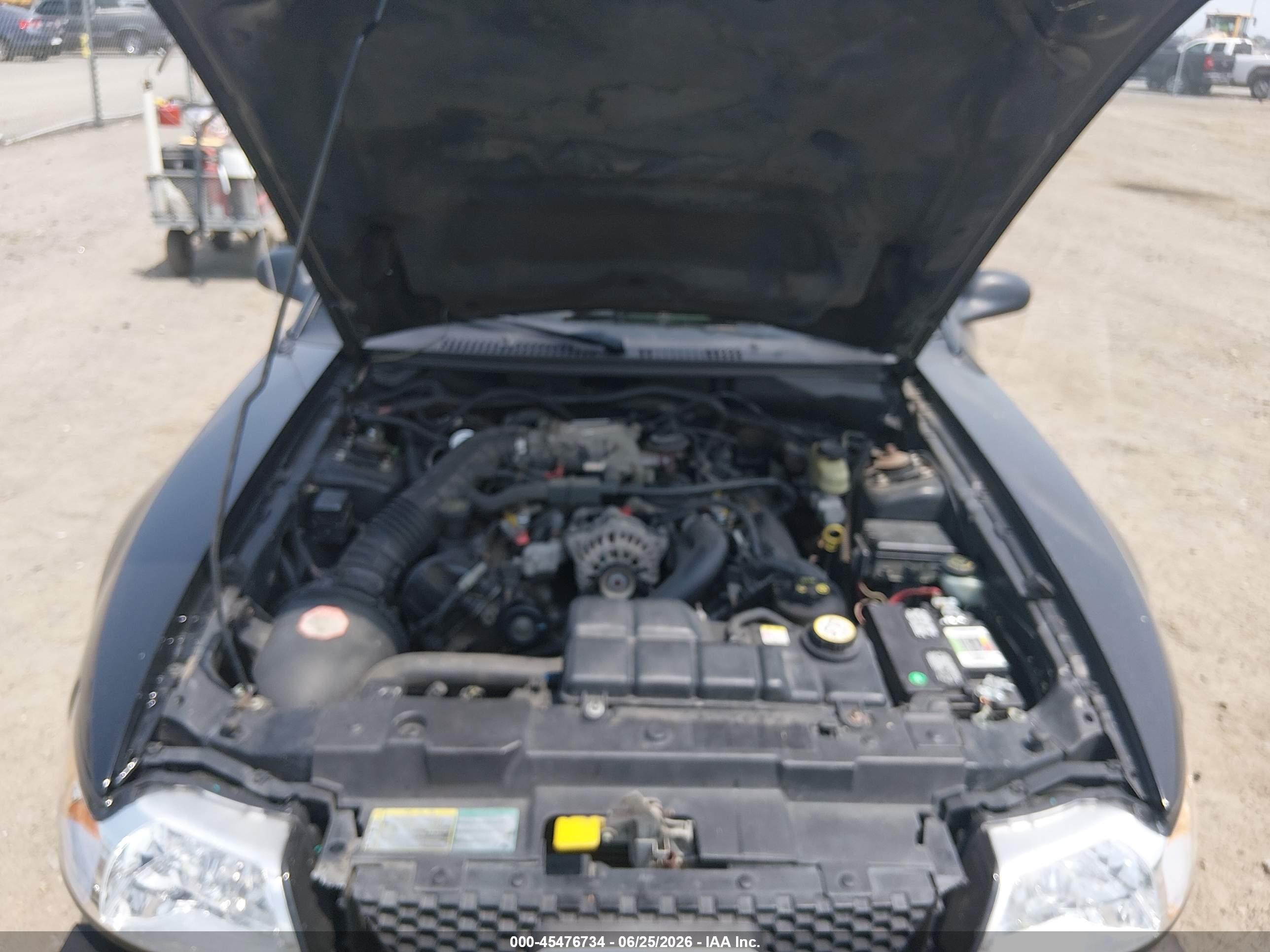2003 Ford Mustang Gt Black vin: 1FAFP42X63F432249