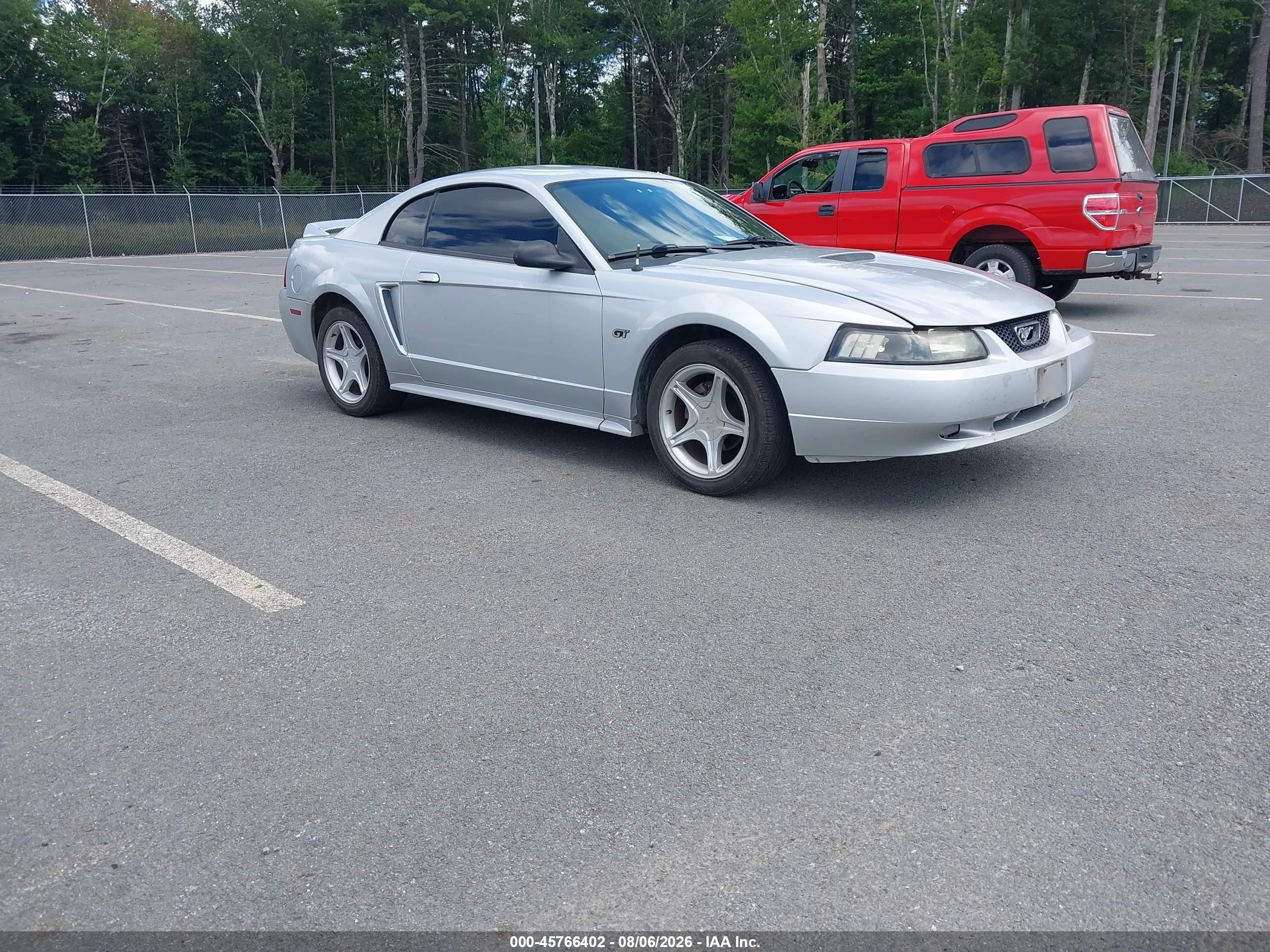 2000 Ford Mustang Gt Silver vin: 1FAFP42X6YF220944