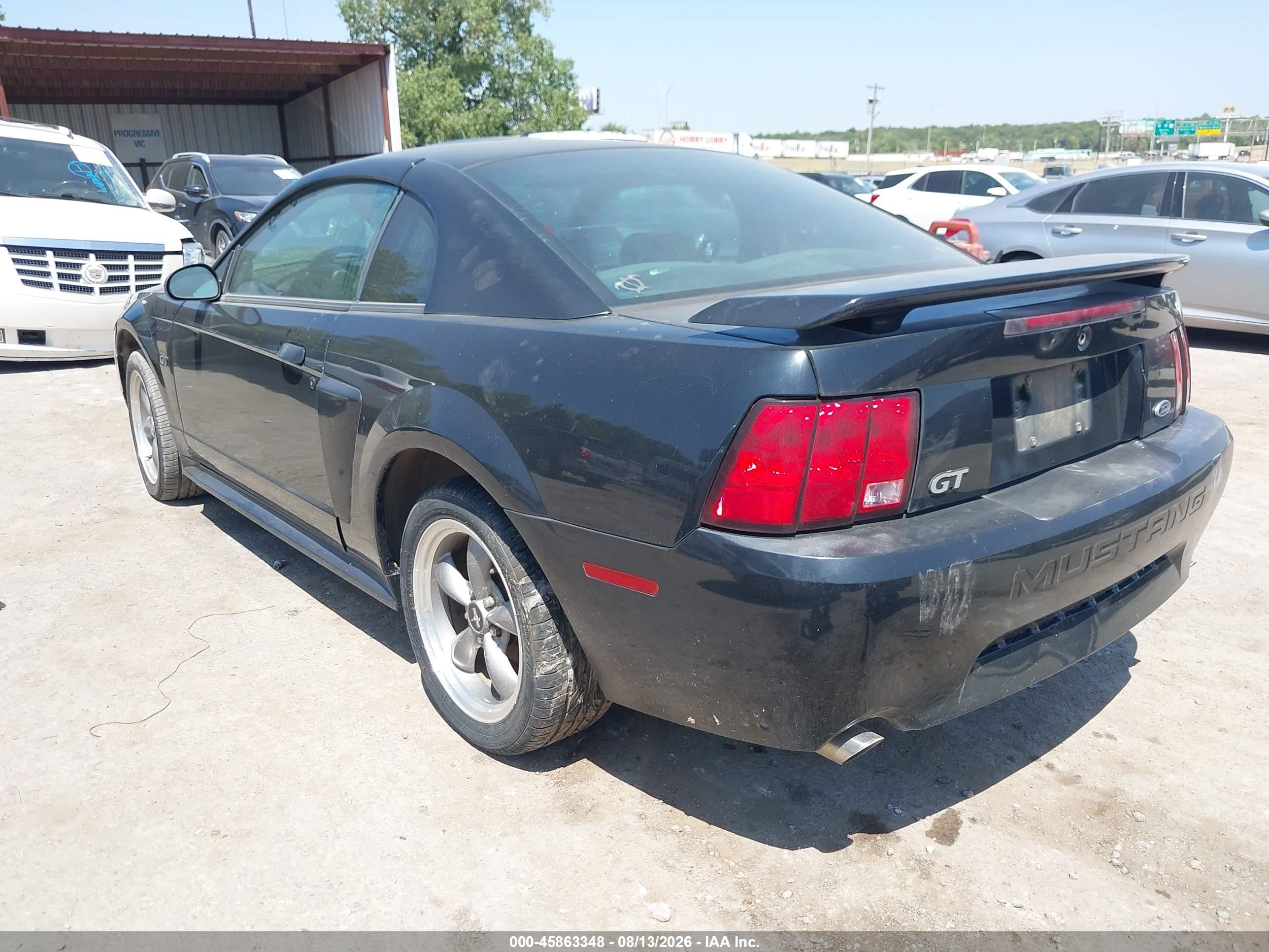 2001 Ford Mustang Gt Black vin: 1FAFP42X71F110135