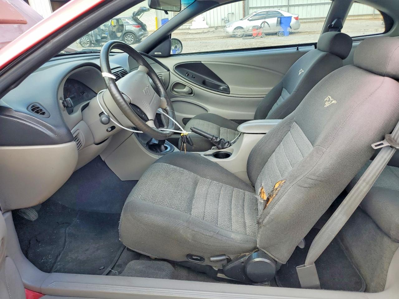 2001 Ford Mustang Gt Красный vin: 1FAFP42X71F153292