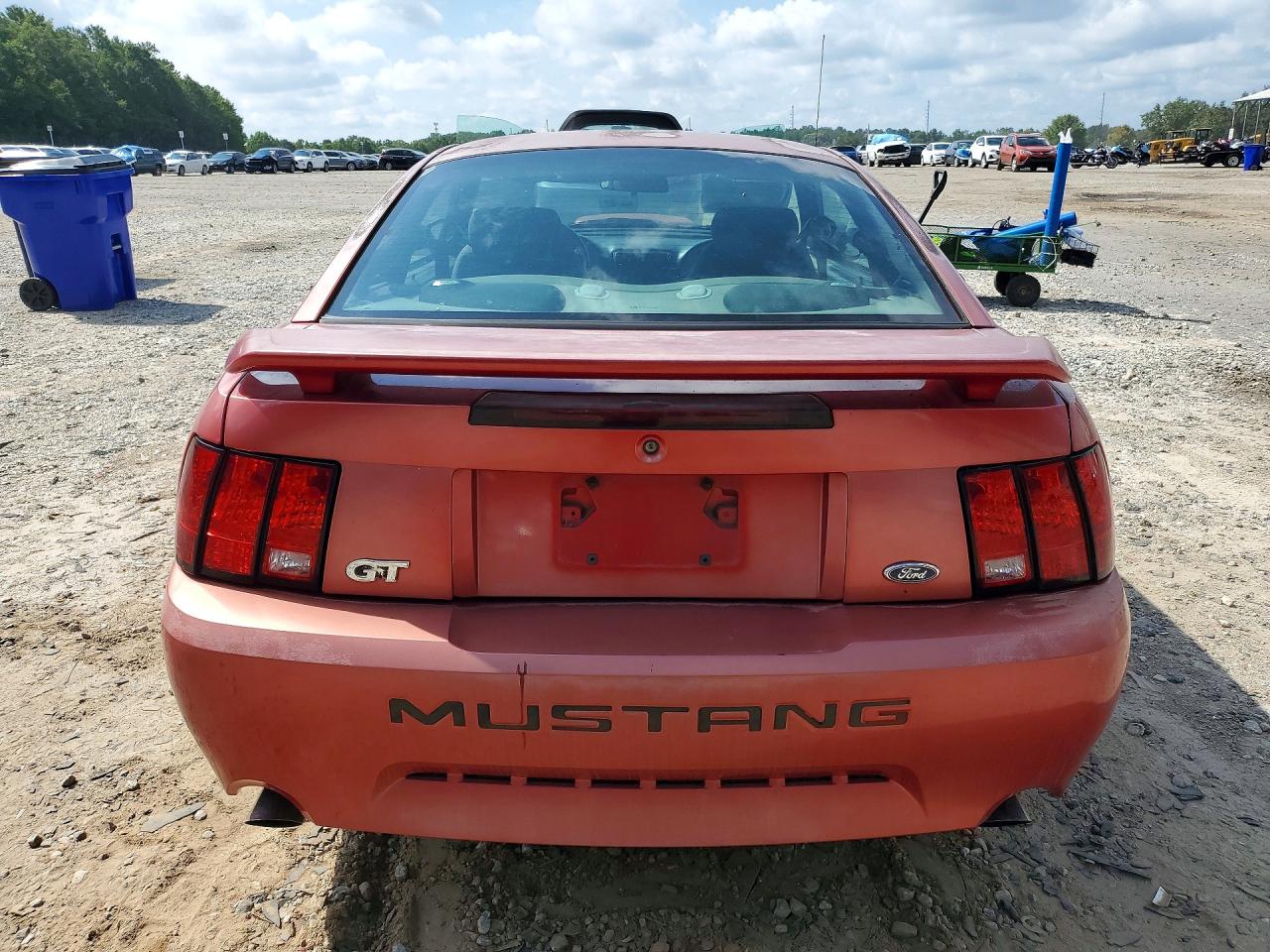 2001 Ford Mustang Gt Красный vin: 1FAFP42X71F153292
