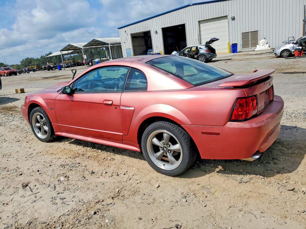 2001 Ford Mustang Gt Красный vin: 1FAFP42X71F153292