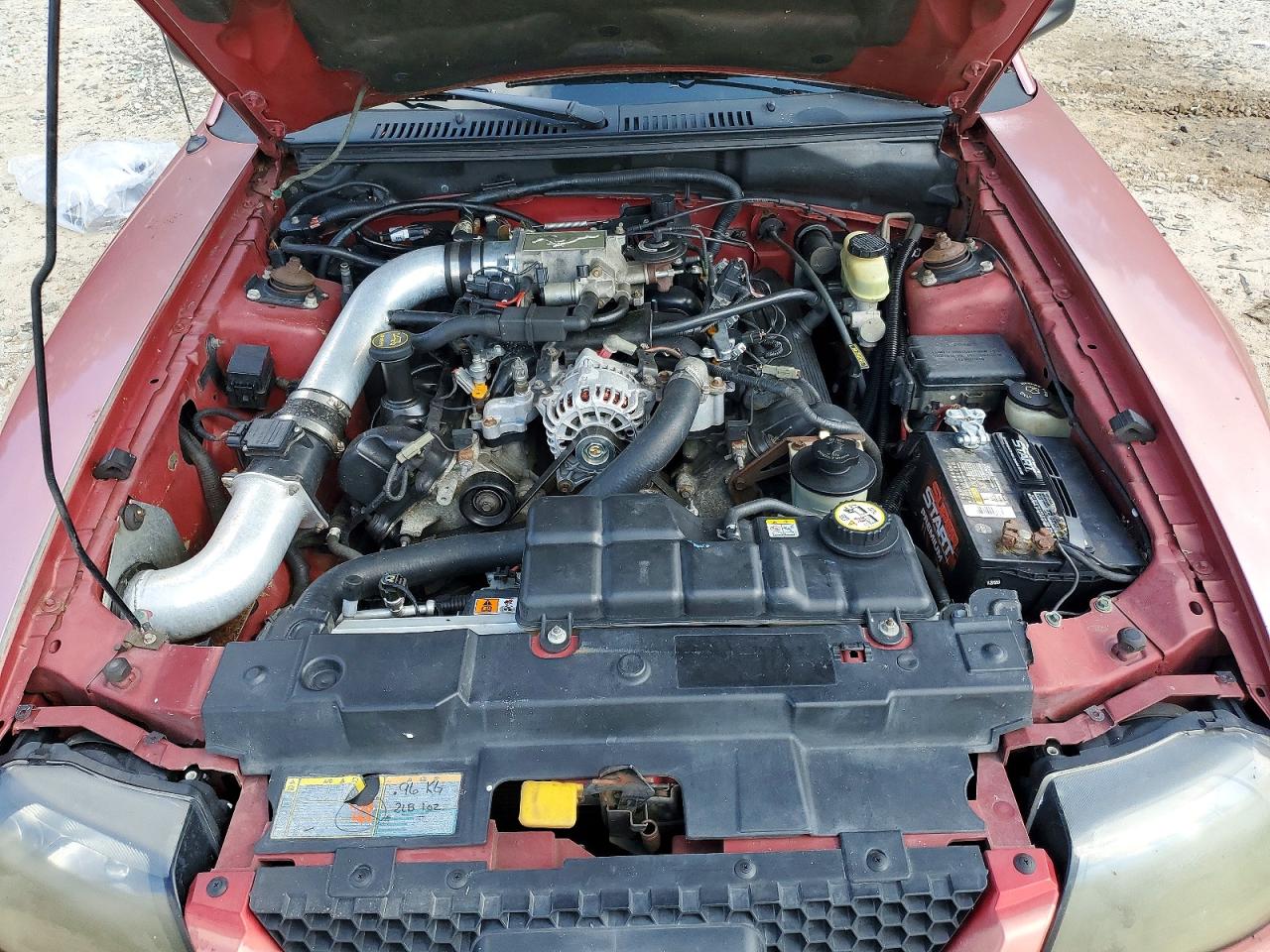 2001 Ford Mustang Gt Красный vin: 1FAFP42X71F153292