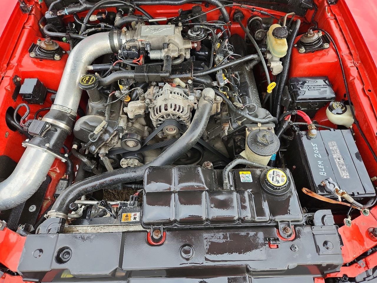2001 Ford Mustang Gt Red vin: 1FAFP42X71F257586