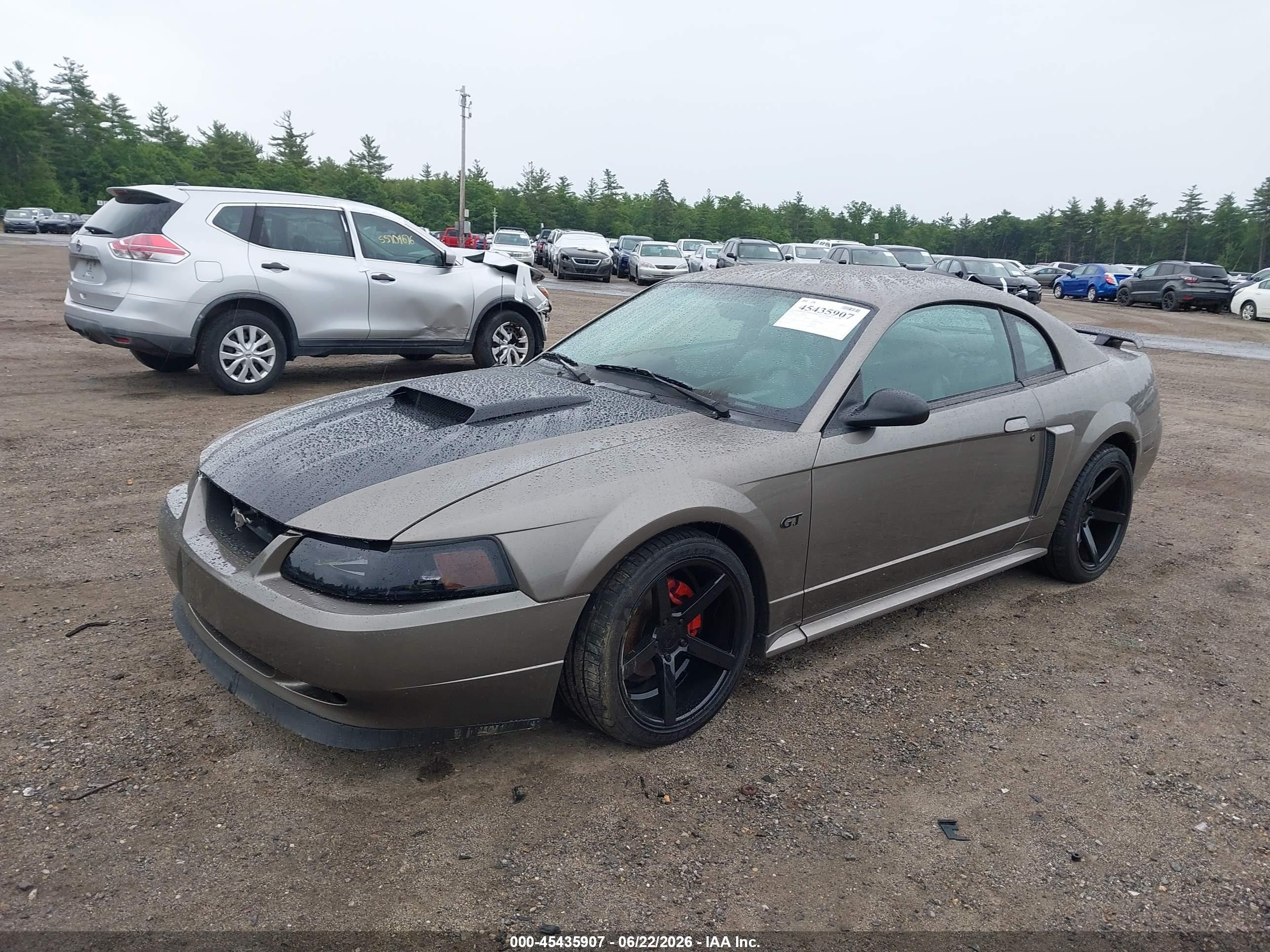 2002 Ford Mustang Gt Deluxe/gt Premium Gold vin: 1FAFP42X72F181272
