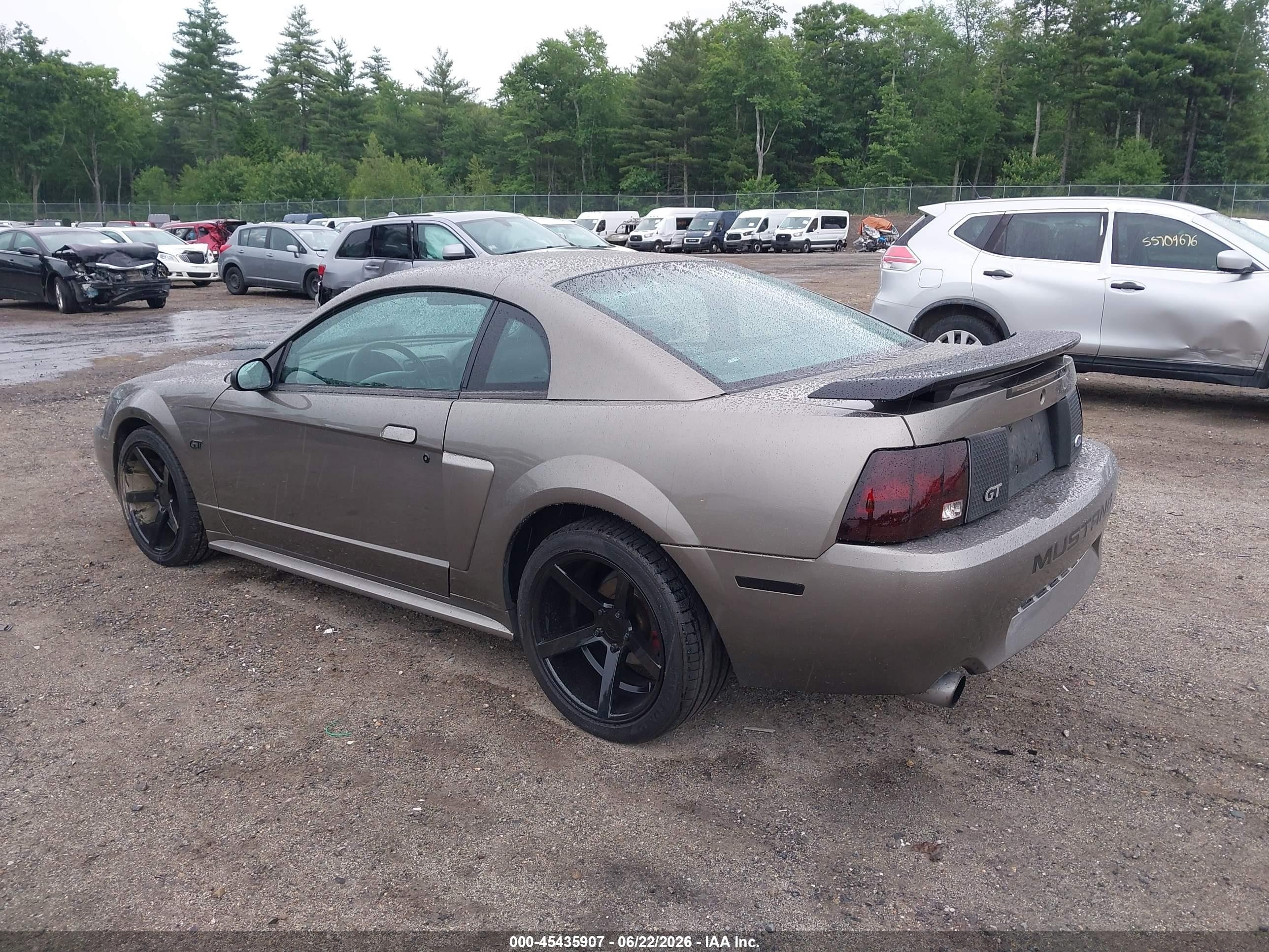 2002 Ford Mustang Gt Deluxe/gt Premium Gold vin: 1FAFP42X72F181272