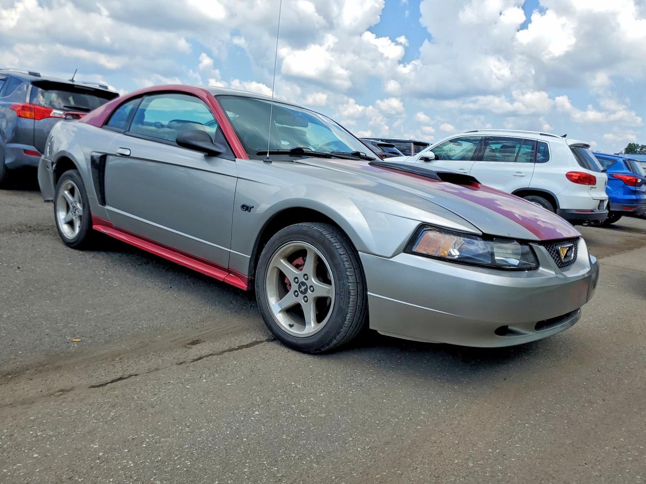 2002 Ford Mustang Gt Silver vin: 1FAFP42X72F181899