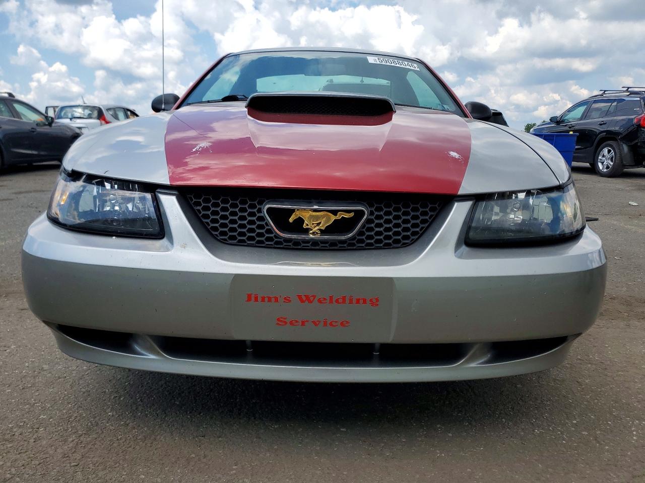 2002 Ford Mustang Gt Silver vin: 1FAFP42X72F181899