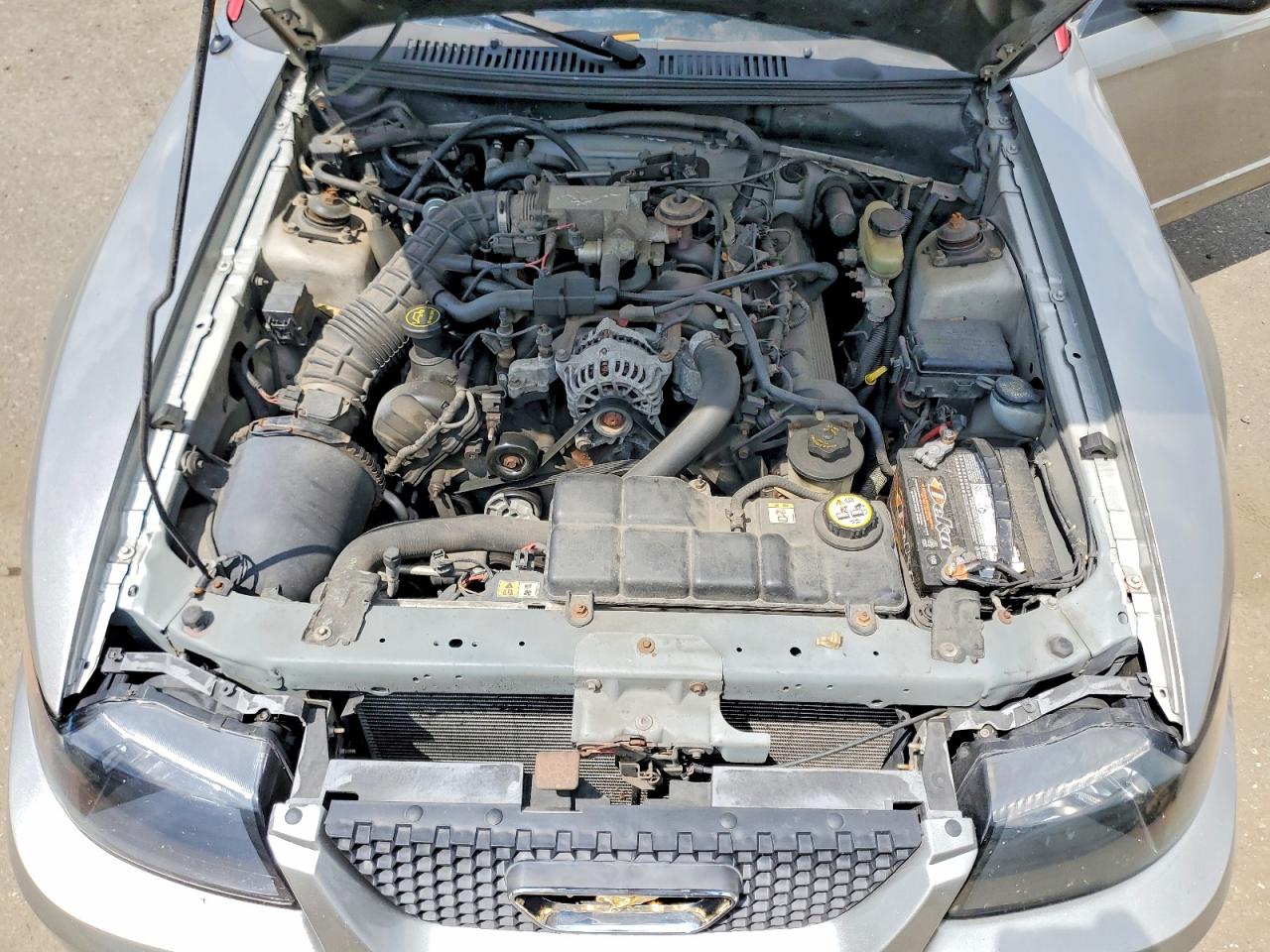 2002 Ford Mustang Gt Silver vin: 1FAFP42X72F181899