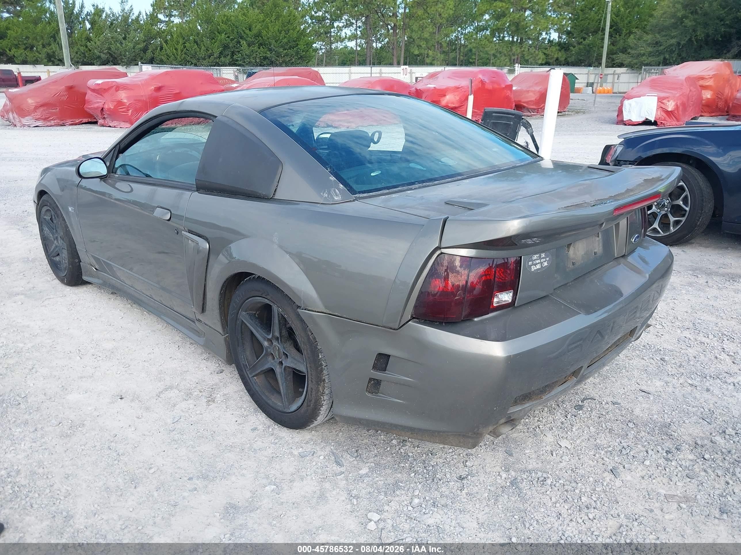 2002 Ford Mustang Gray vin: 1FAFP42X72F188058