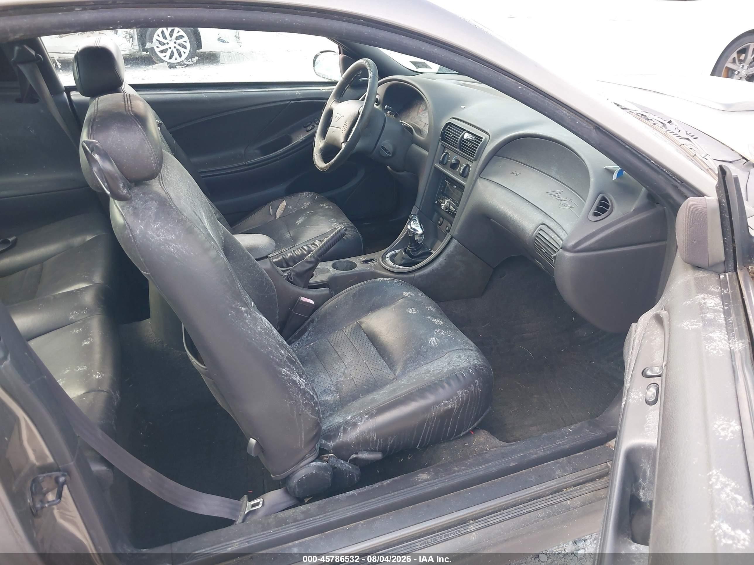2002 Ford Mustang Gray vin: 1FAFP42X72F188058
