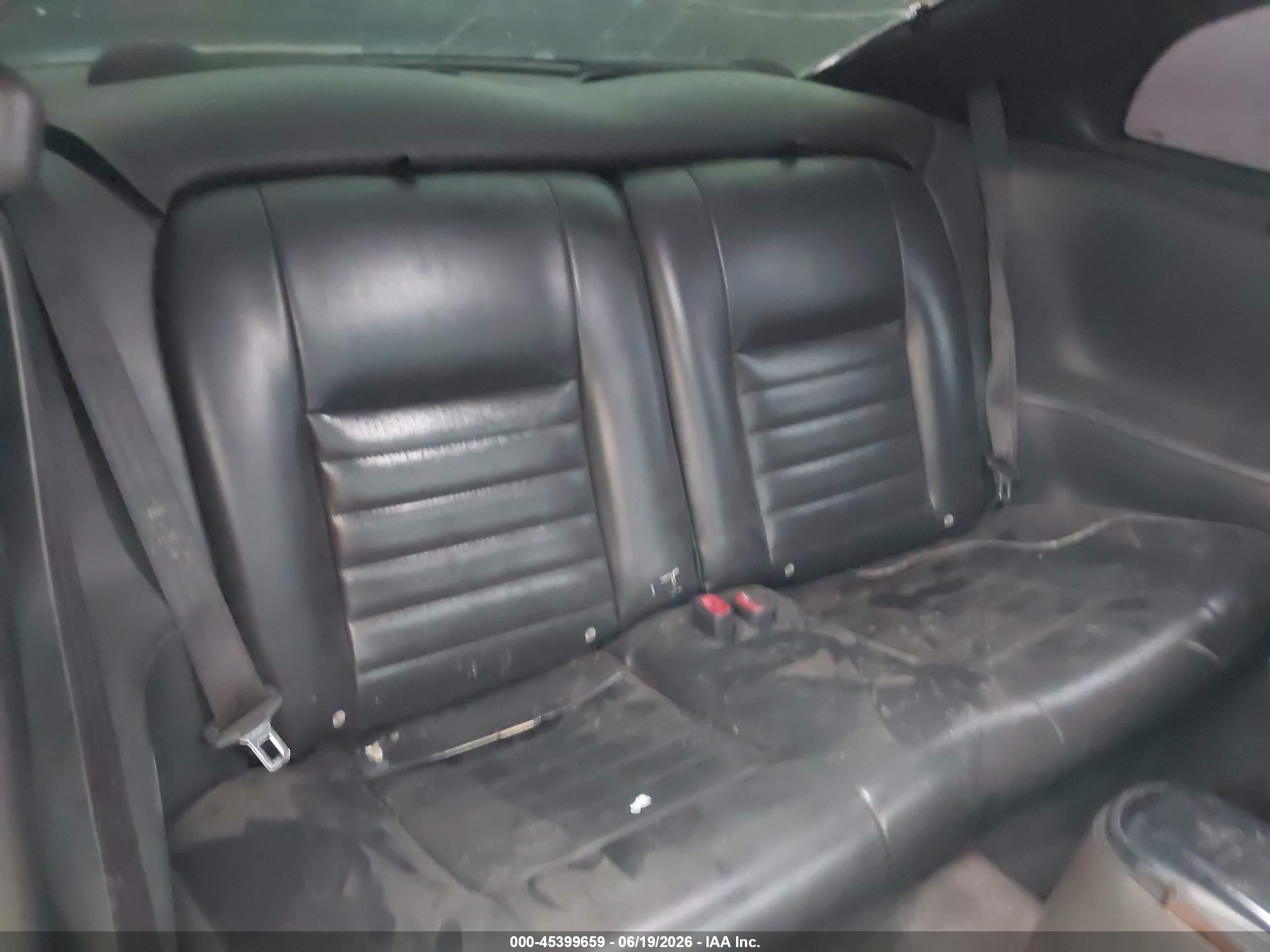 2003 Ford Mustang Gt Black vin: 1FAFP42X73F303517