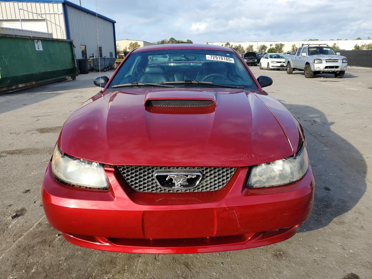 2004 Ford Mustang Gt Red vin: 1FAFP42X74F119311
