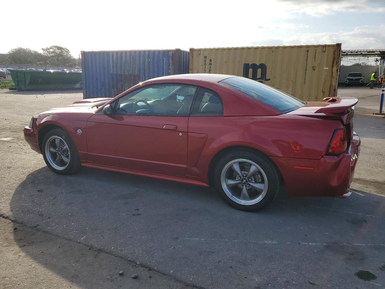 2004 Ford Mustang Gt Red vin: 1FAFP42X74F119311