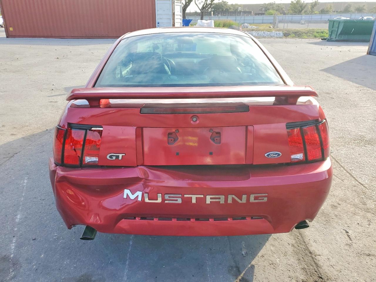 2004 Ford Mustang Gt Red vin: 1FAFP42X74F119311