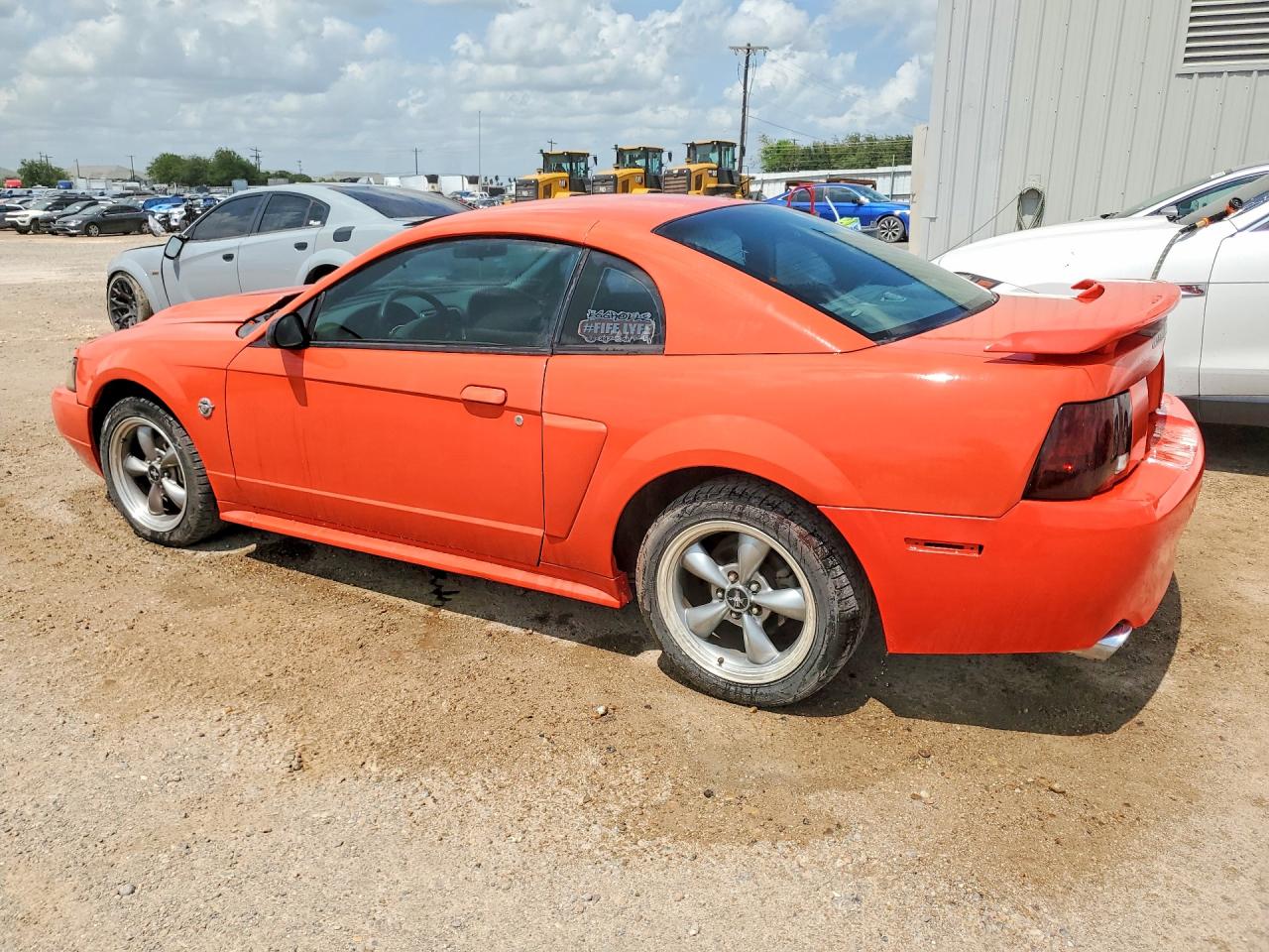 2004 Ford Mustang Gt Orange vin: 1FAFP42X74F129658