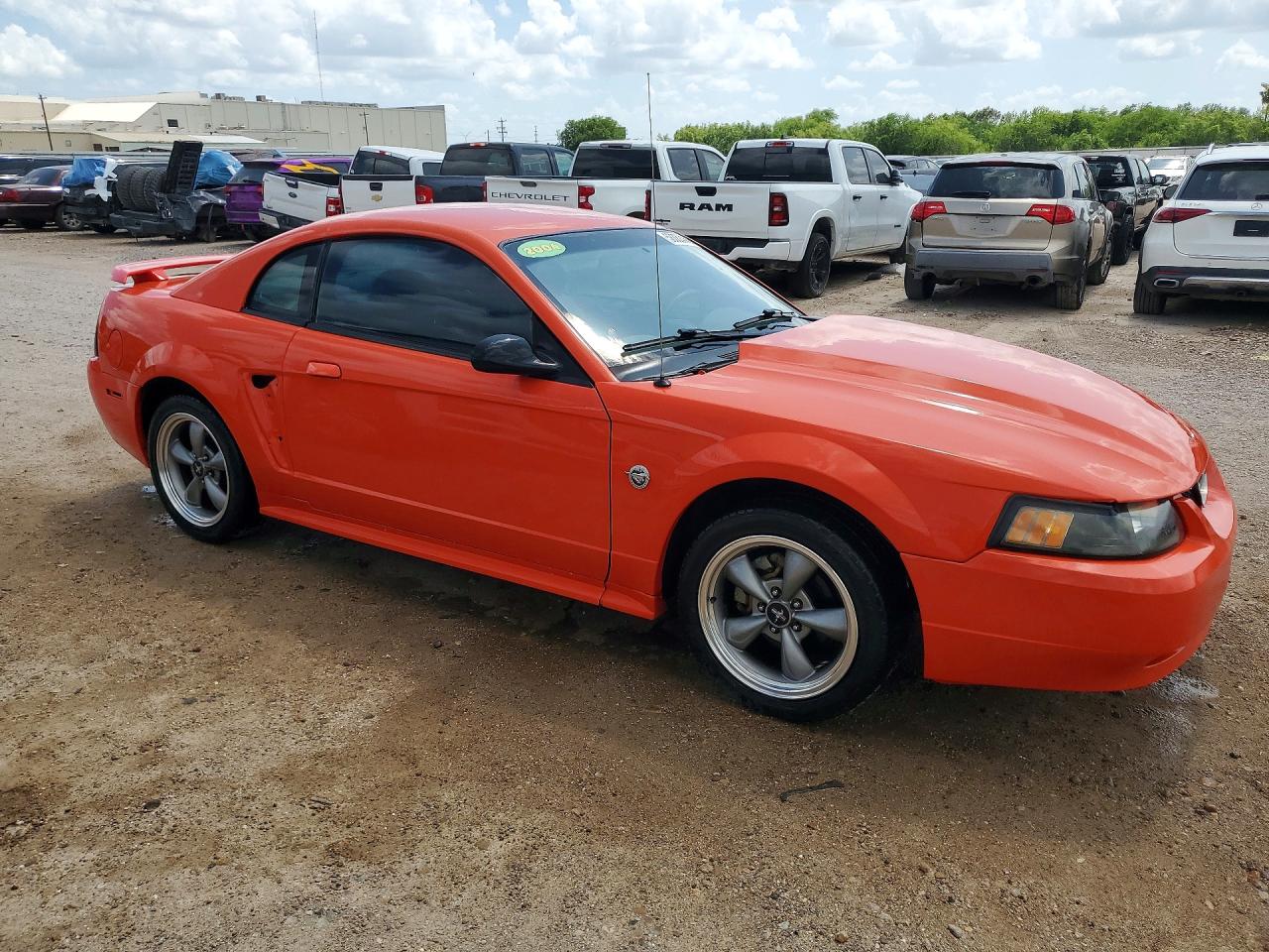 2004 Ford Mustang Gt Orange vin: 1FAFP42X74F129658