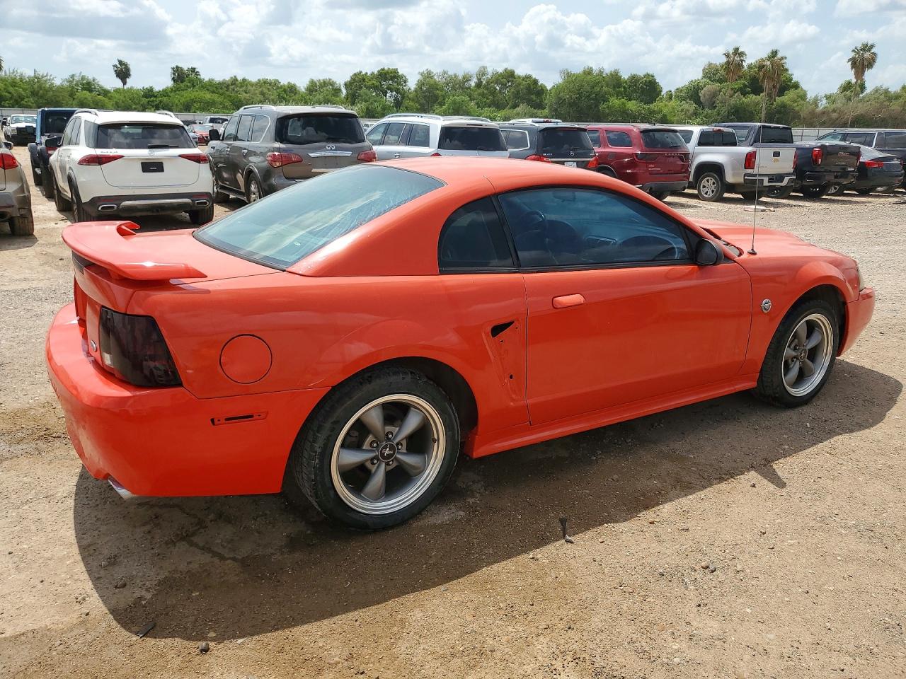 2004 Ford Mustang Gt Orange vin: 1FAFP42X74F129658