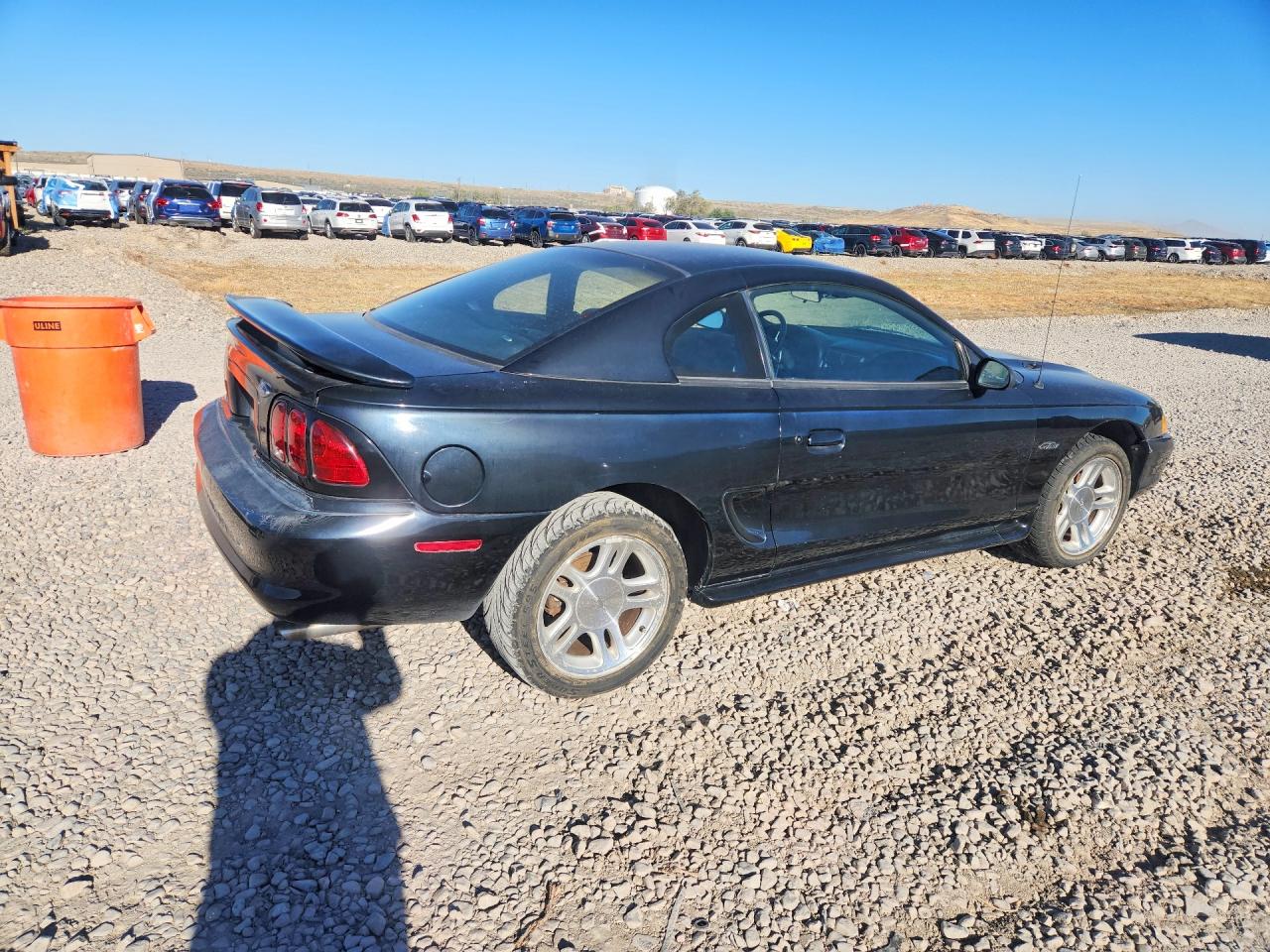 1998 Ford Mustang Gt Black vin: 1FAFP42X7WF195663