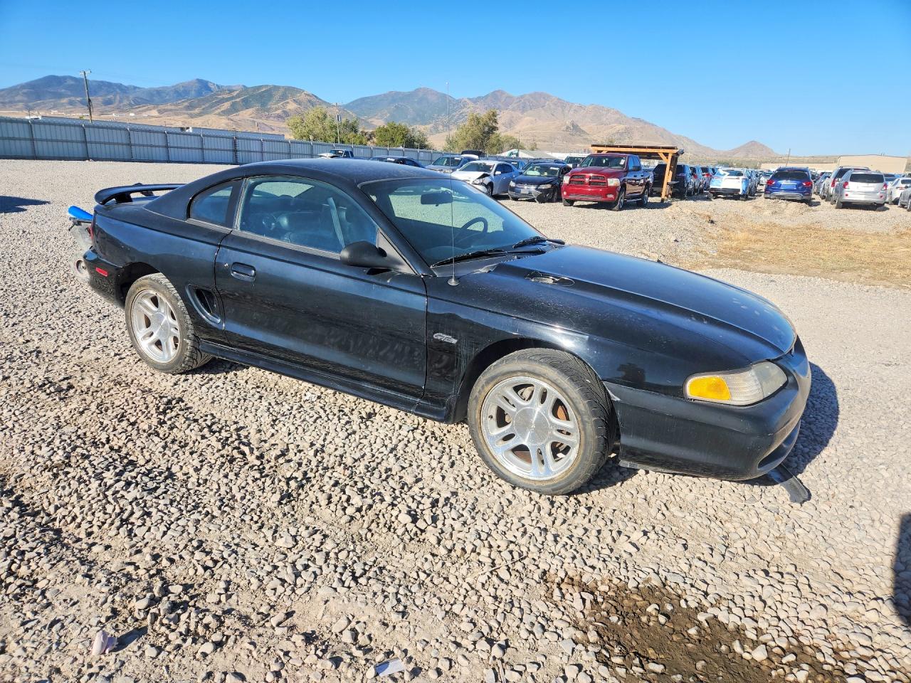 1998 Ford Mustang Gt Black vin: 1FAFP42X7WF195663