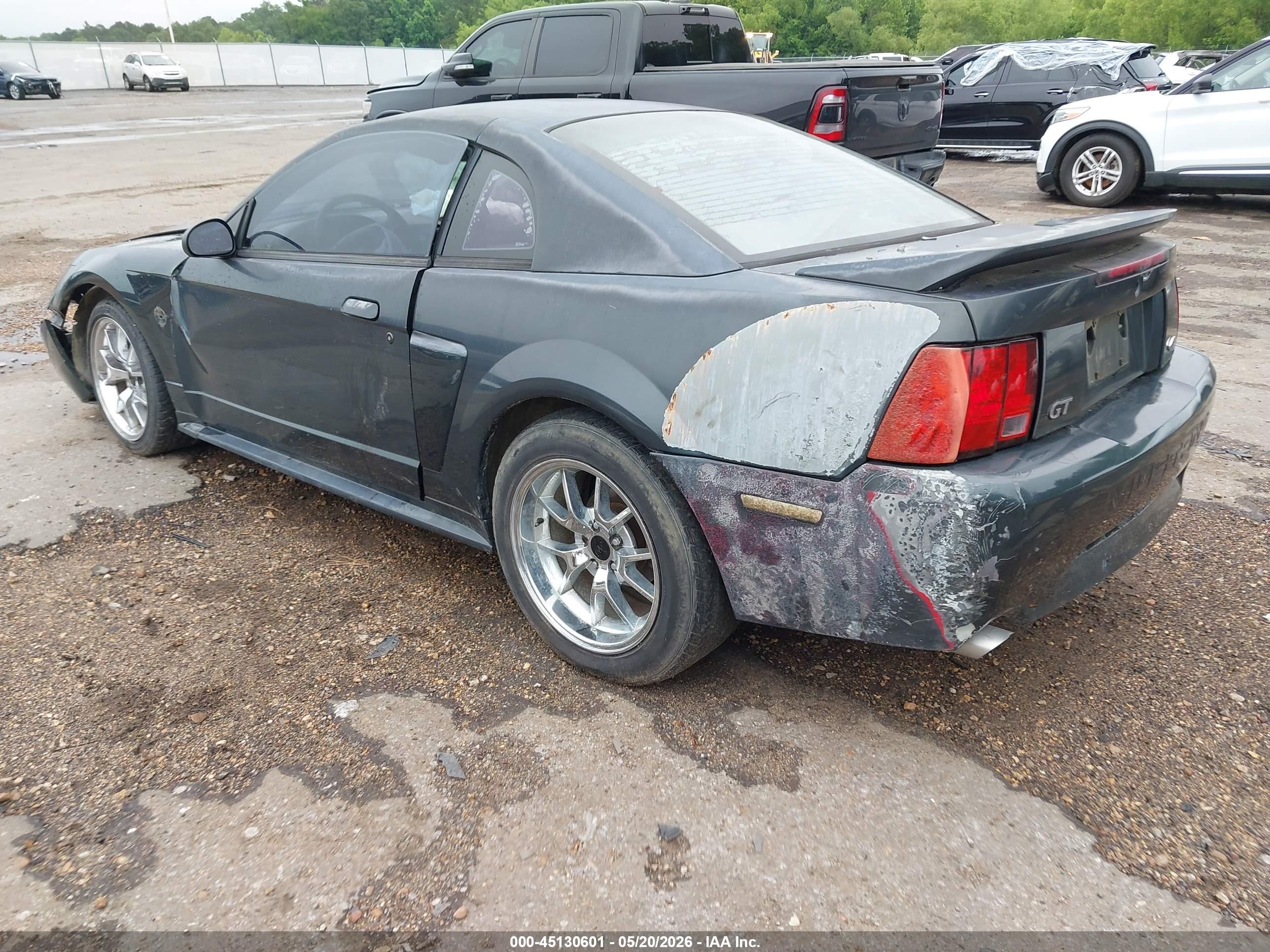 1999 Ford Mustang Gt Blue vin: 1FAFP42X7XF173051