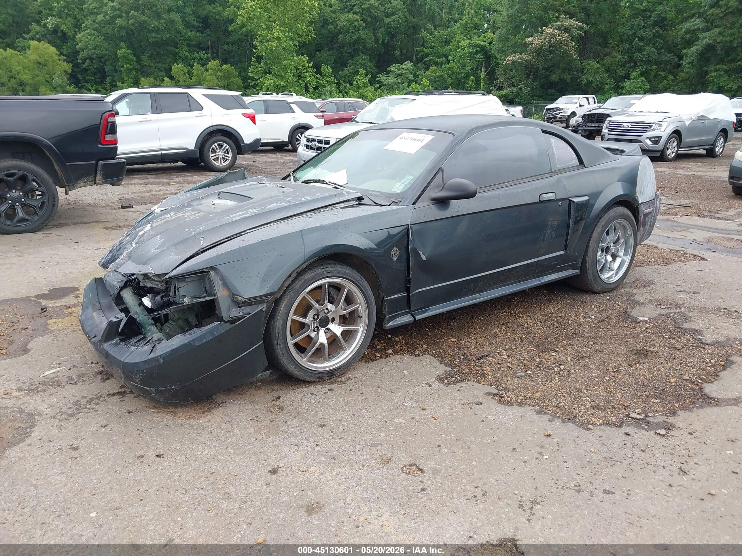 1999 Ford Mustang Gt Blue vin: 1FAFP42X7XF173051