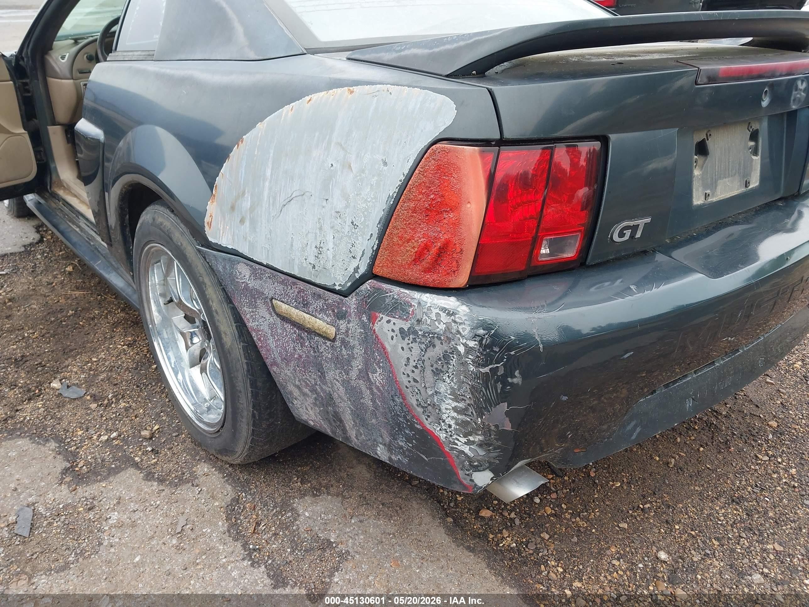1999 Ford Mustang Gt Blue vin: 1FAFP42X7XF173051