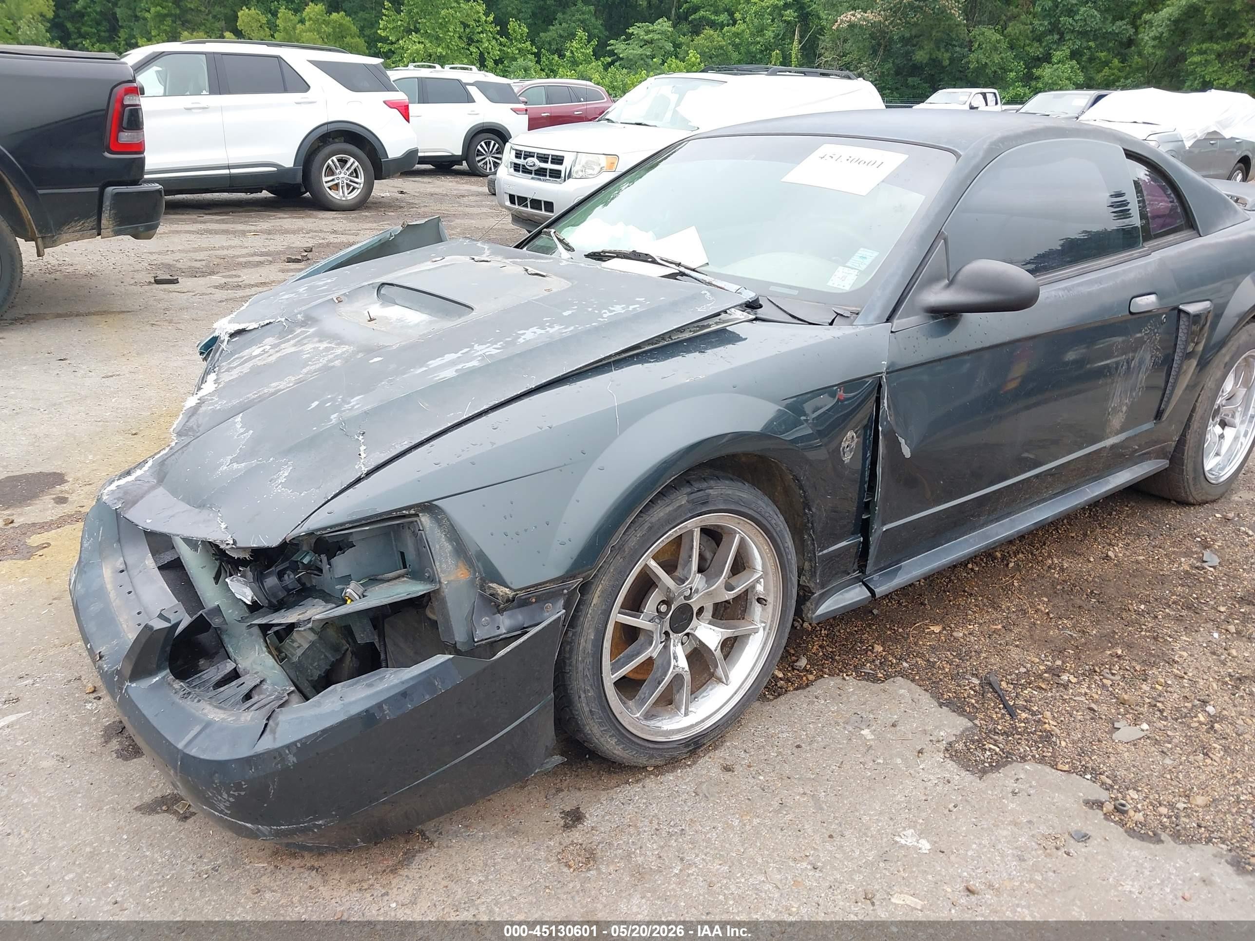 1999 Ford Mustang Gt Blue vin: 1FAFP42X7XF173051