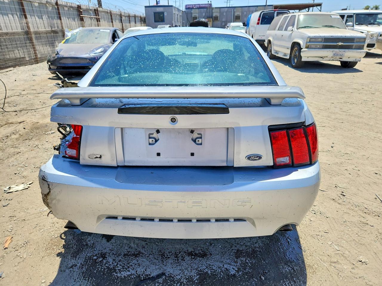 2004 Ford Mustang Gt Silver vin: 1FAFP42X84F212595