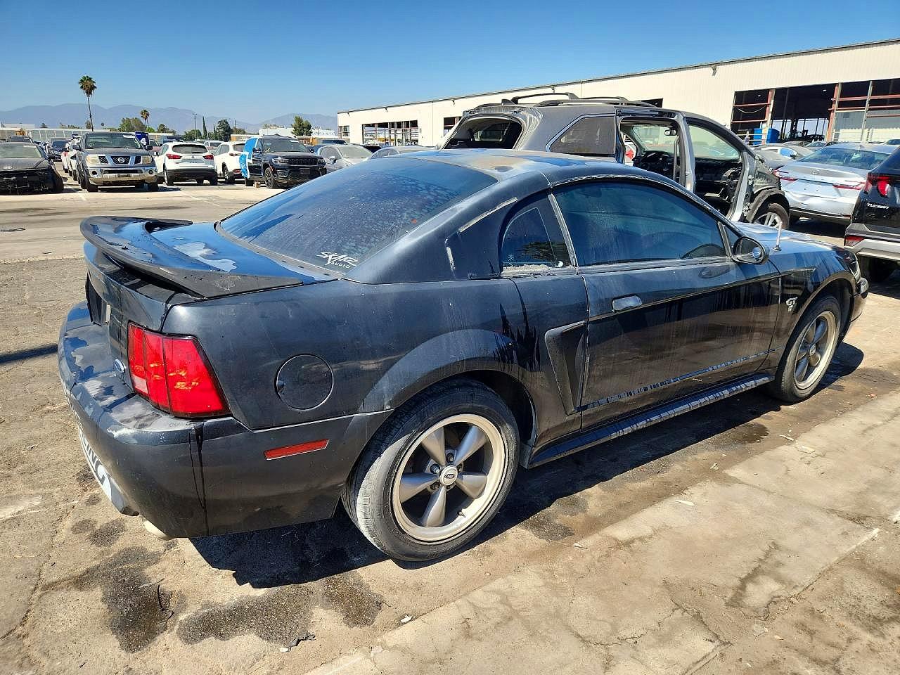 2000 Ford Mustang Gt Black vin: 1FAFP42X8YF193780