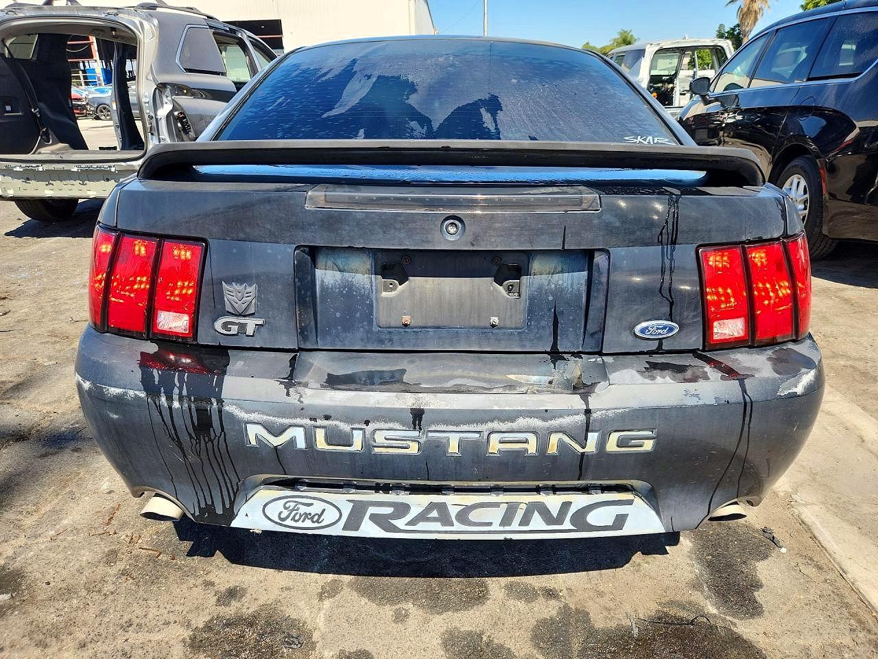 2000 Ford Mustang Gt Black vin: 1FAFP42X8YF193780
