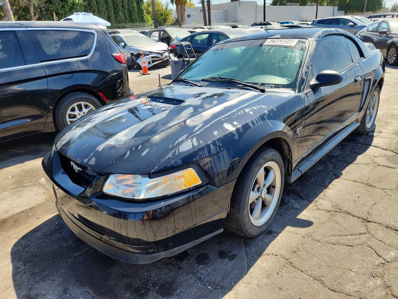 2000 Ford Mustang Gt Black vin: 1FAFP42X8YF193780 Damage: Left Front Fender, Oxidized, > 12 Inches