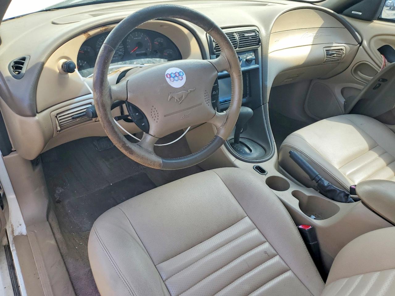 2002 Ford Mustang Gt White vin: 1FAFP42X92F186912