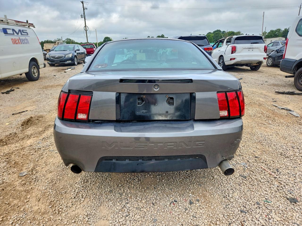 2003 Ford Mustang Gt Gray vin: 1FAFP42X93F310162