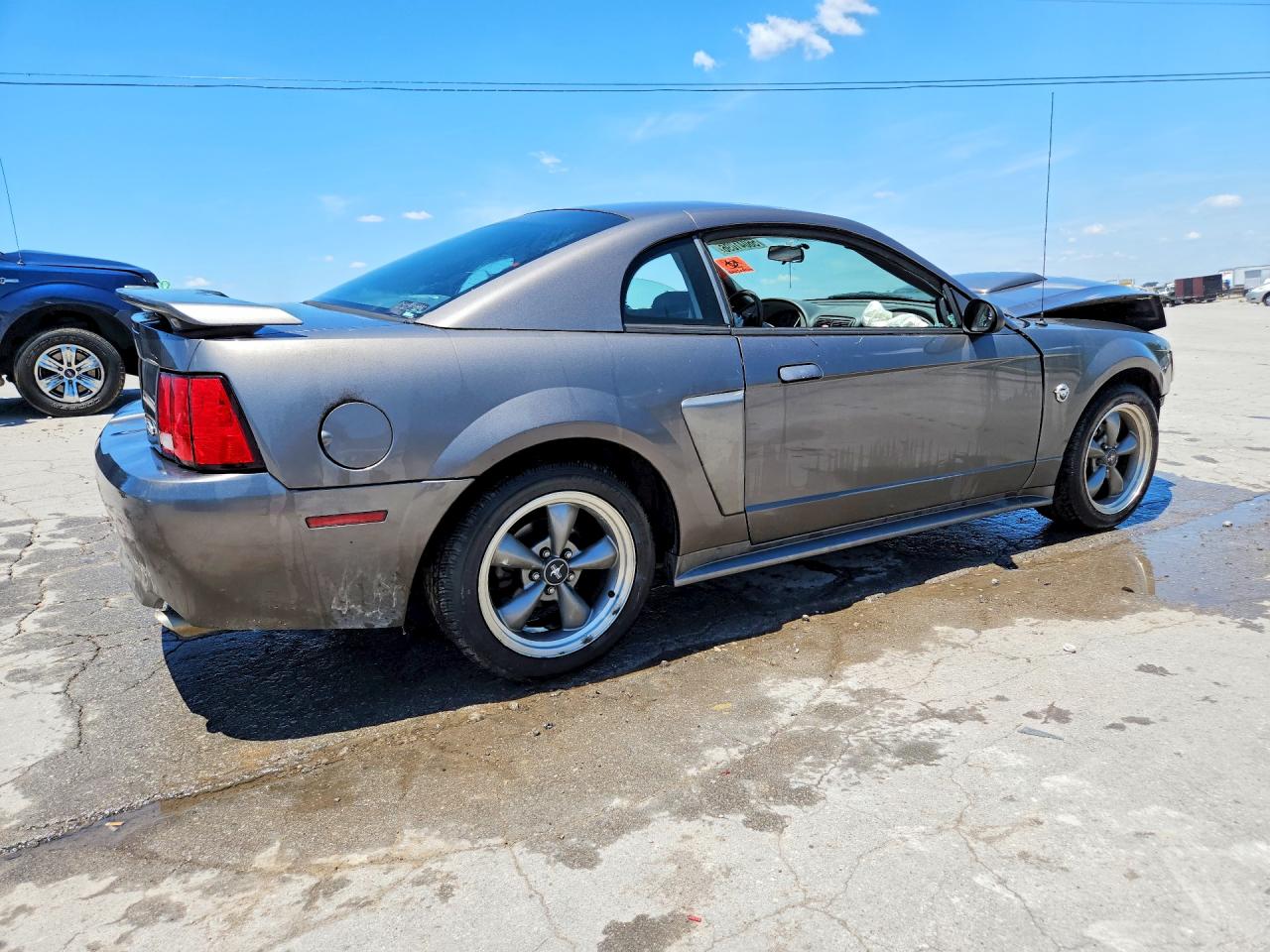 2004 Ford Mustang Gt Silver vin: 1FAFP42X94F184029