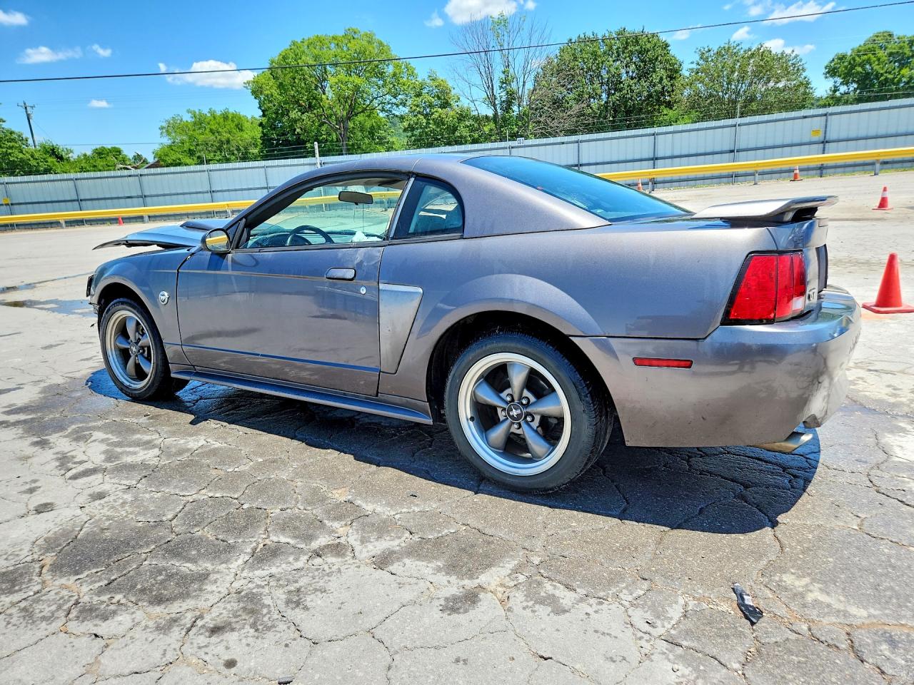 2004 Ford Mustang Gt Silver vin: 1FAFP42X94F184029