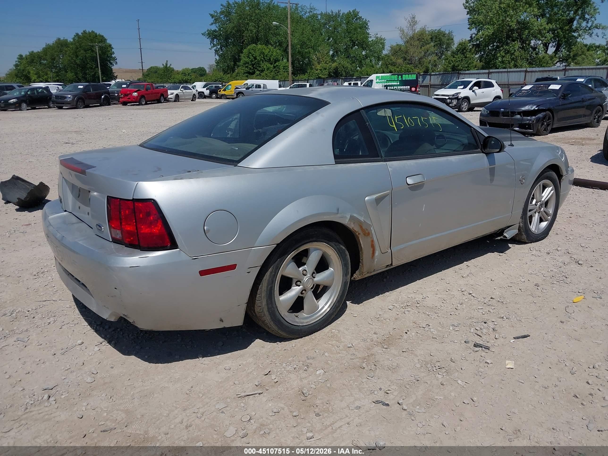 1999 Ford Mustang Gt Серебряный vin: 1FAFP42X9XF136793
