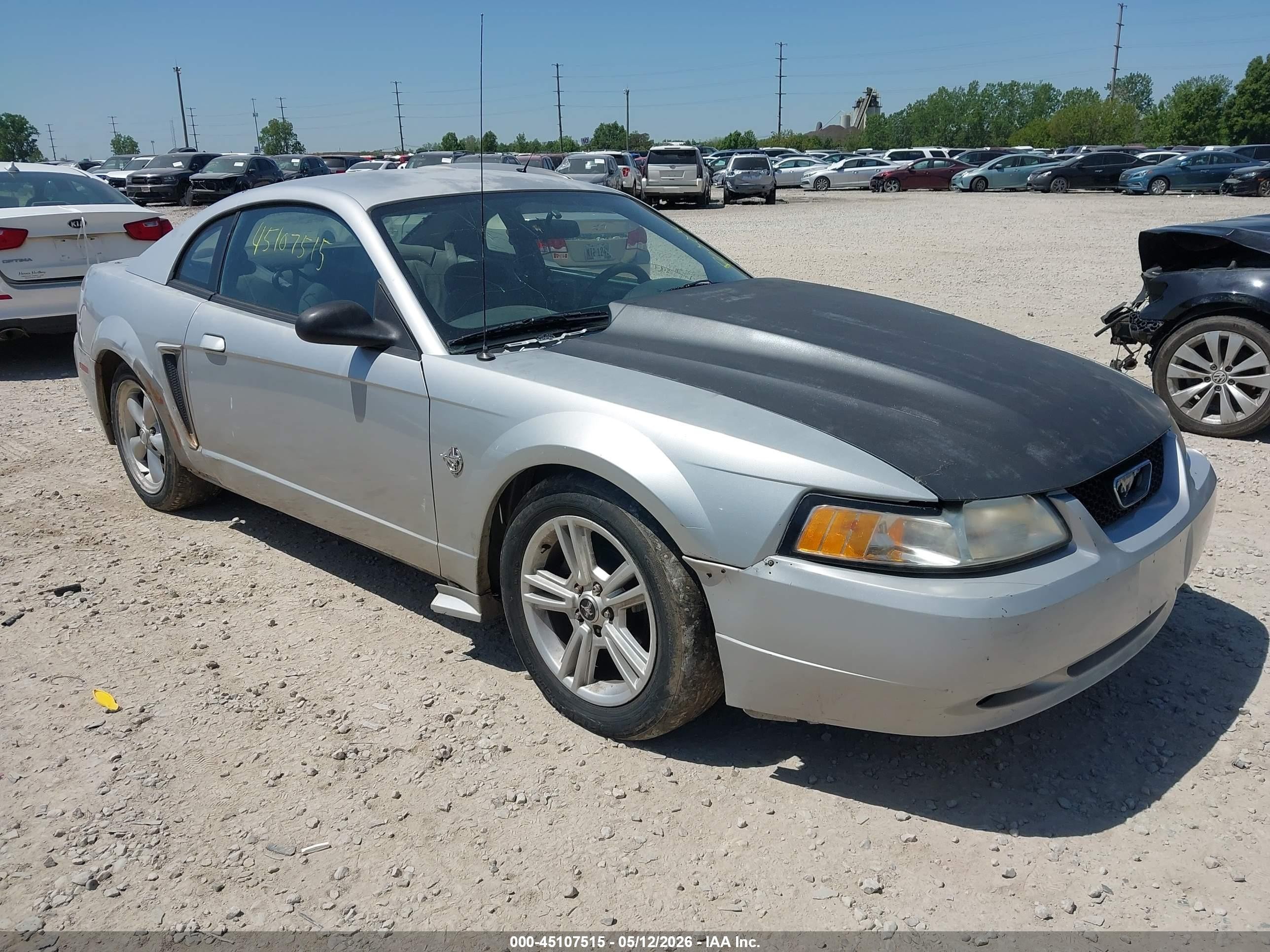 1999 Ford Mustang Gt Серебряный vin: 1FAFP42X9XF136793
