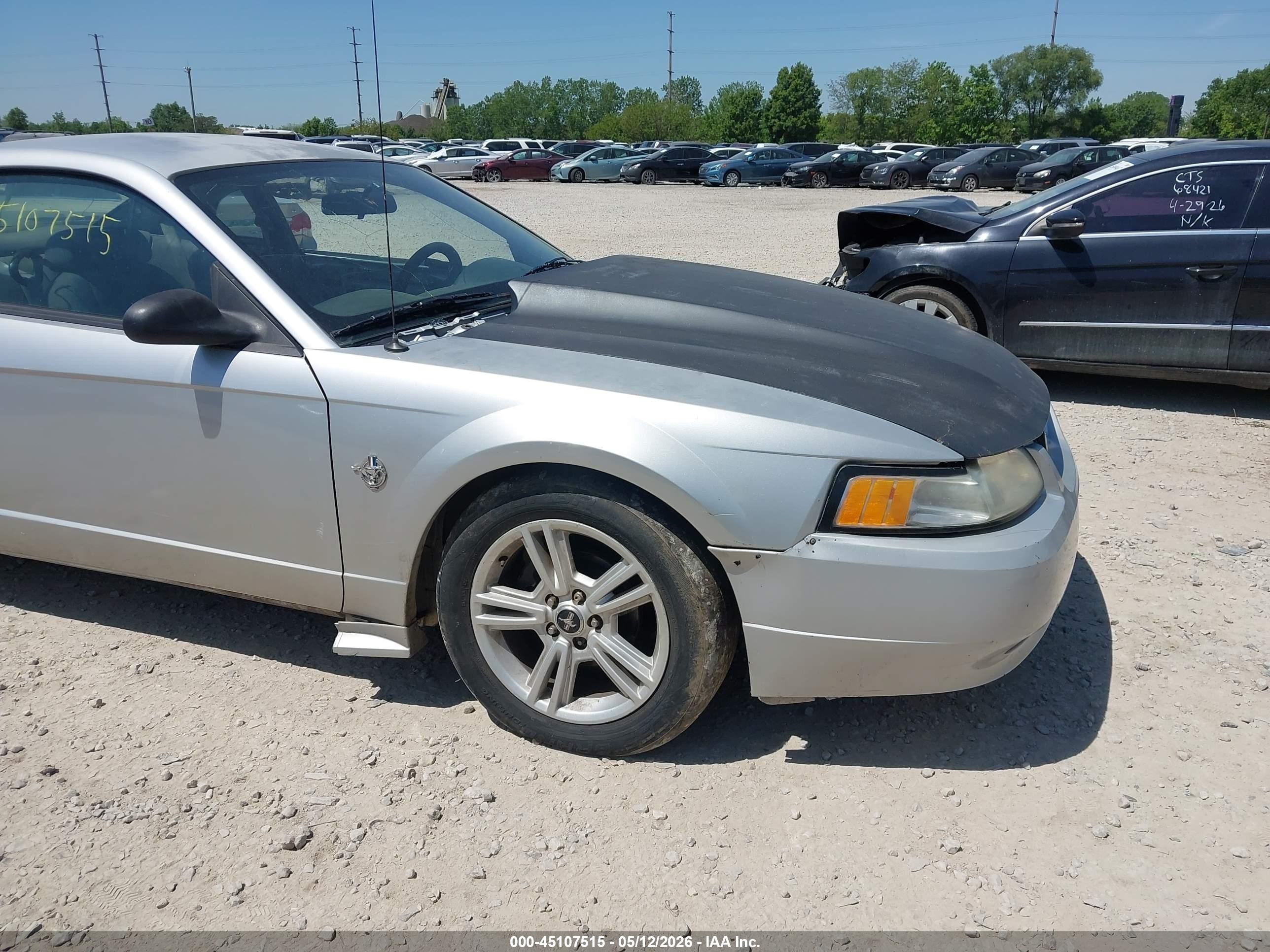 1999 Ford Mustang Gt Серебряный vin: 1FAFP42X9XF136793