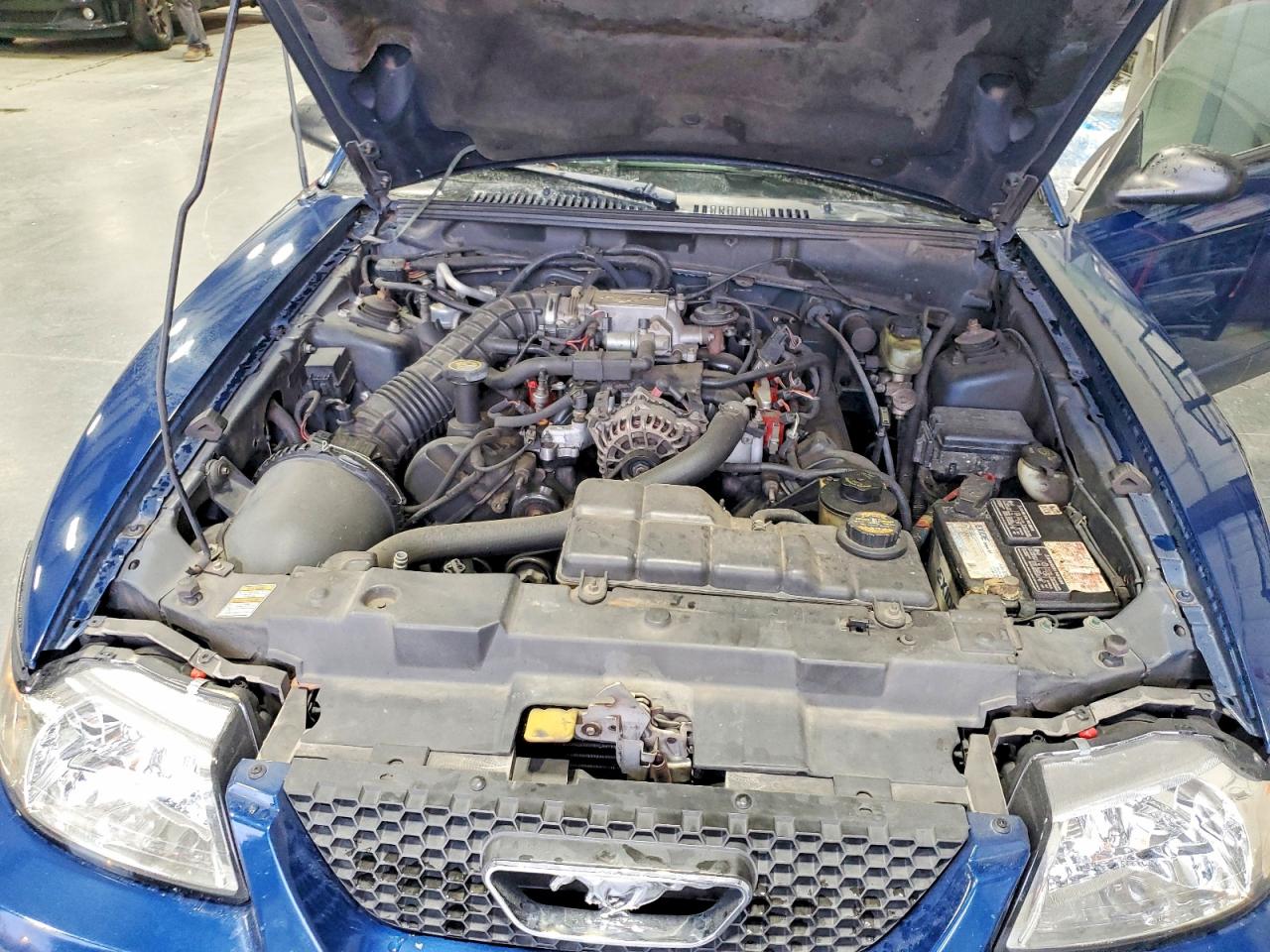 2000 Ford Mustang Gt Blue vin: 1FAFP42X9YF177944