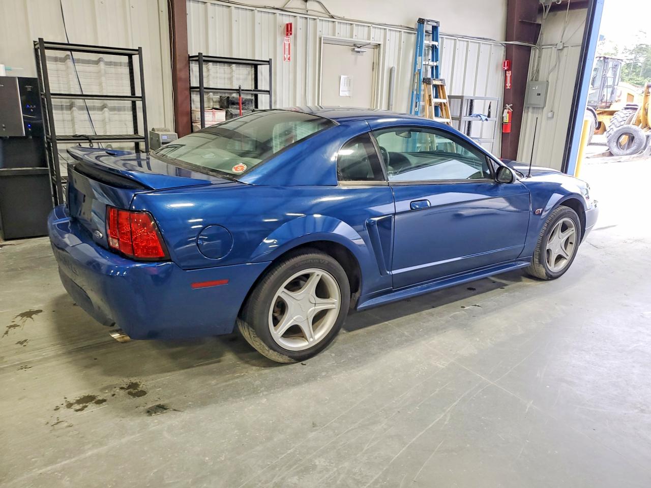 2000 Ford Mustang Gt Blue vin: 1FAFP42X9YF177944