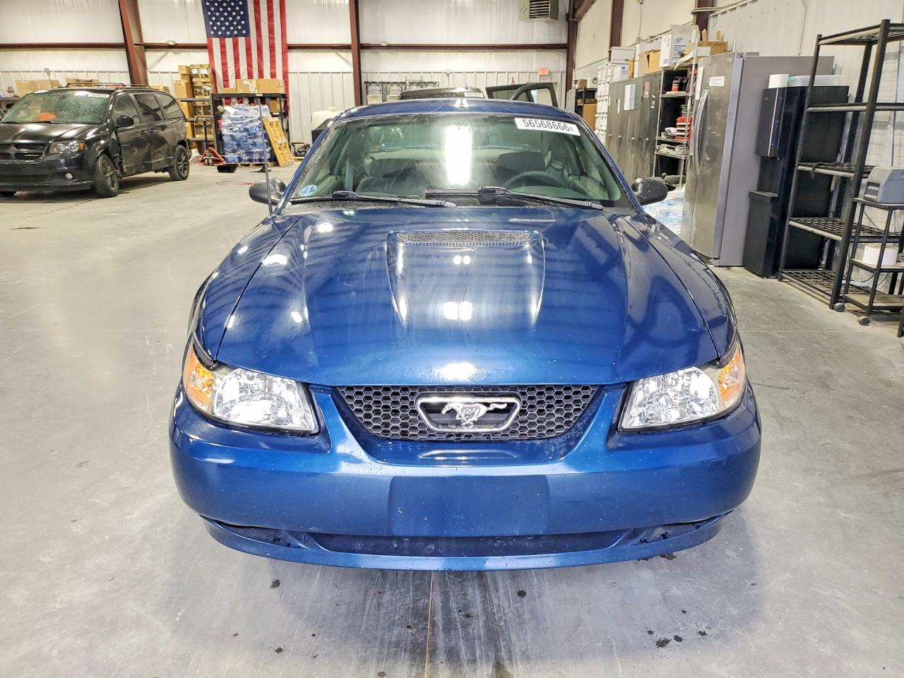 2000 Ford Mustang Gt Blue vin: 1FAFP42X9YF177944