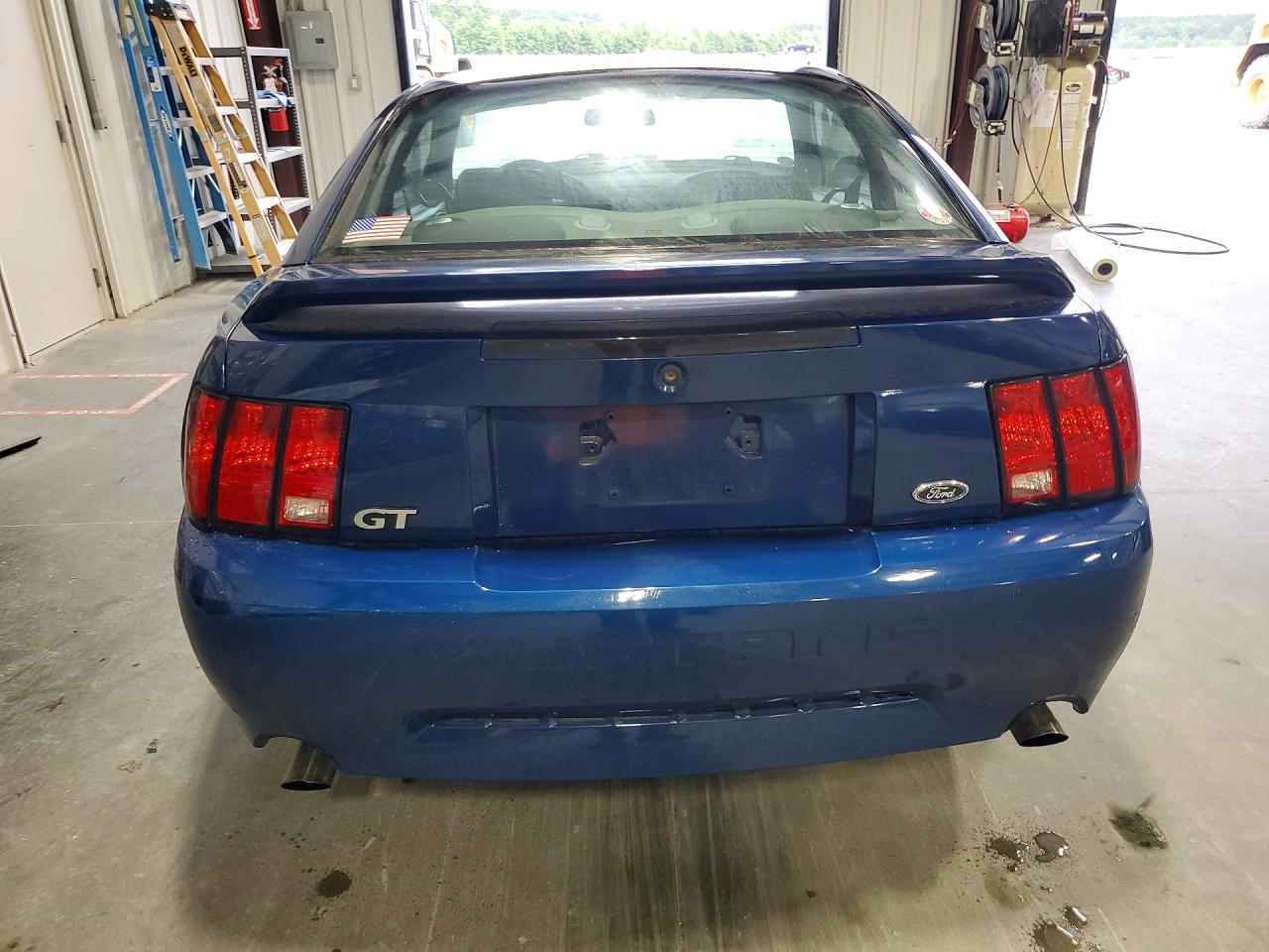 2000 Ford Mustang Gt Blue vin: 1FAFP42X9YF177944