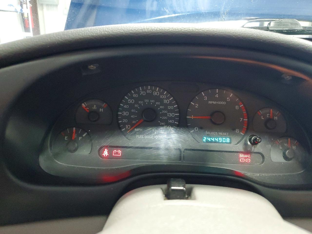 2000 Ford Mustang Gt Blue vin: 1FAFP42X9YF177944