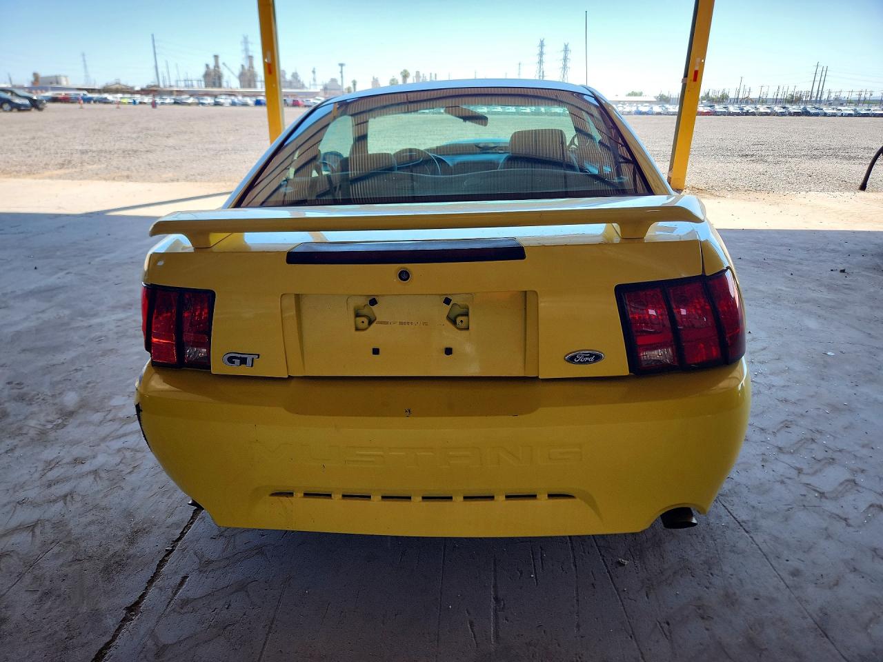 2001 Ford Mustang Gt Yellow vin: 1FAFP42XX1F124501