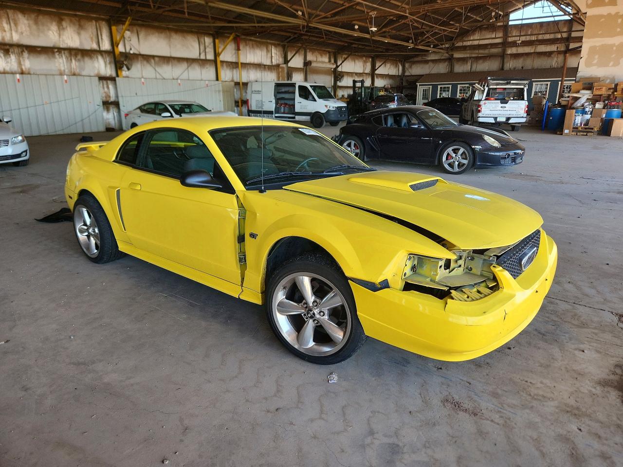 2001 Ford Mustang Gt Yellow vin: 1FAFP42XX1F124501