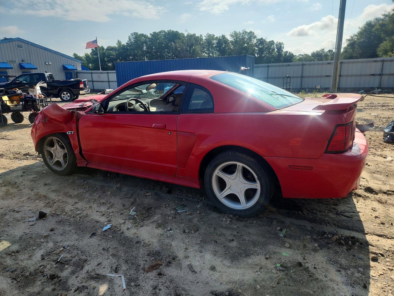 2002 Ford Mustang Gt Red vin: 1FAFP42XX2F120983