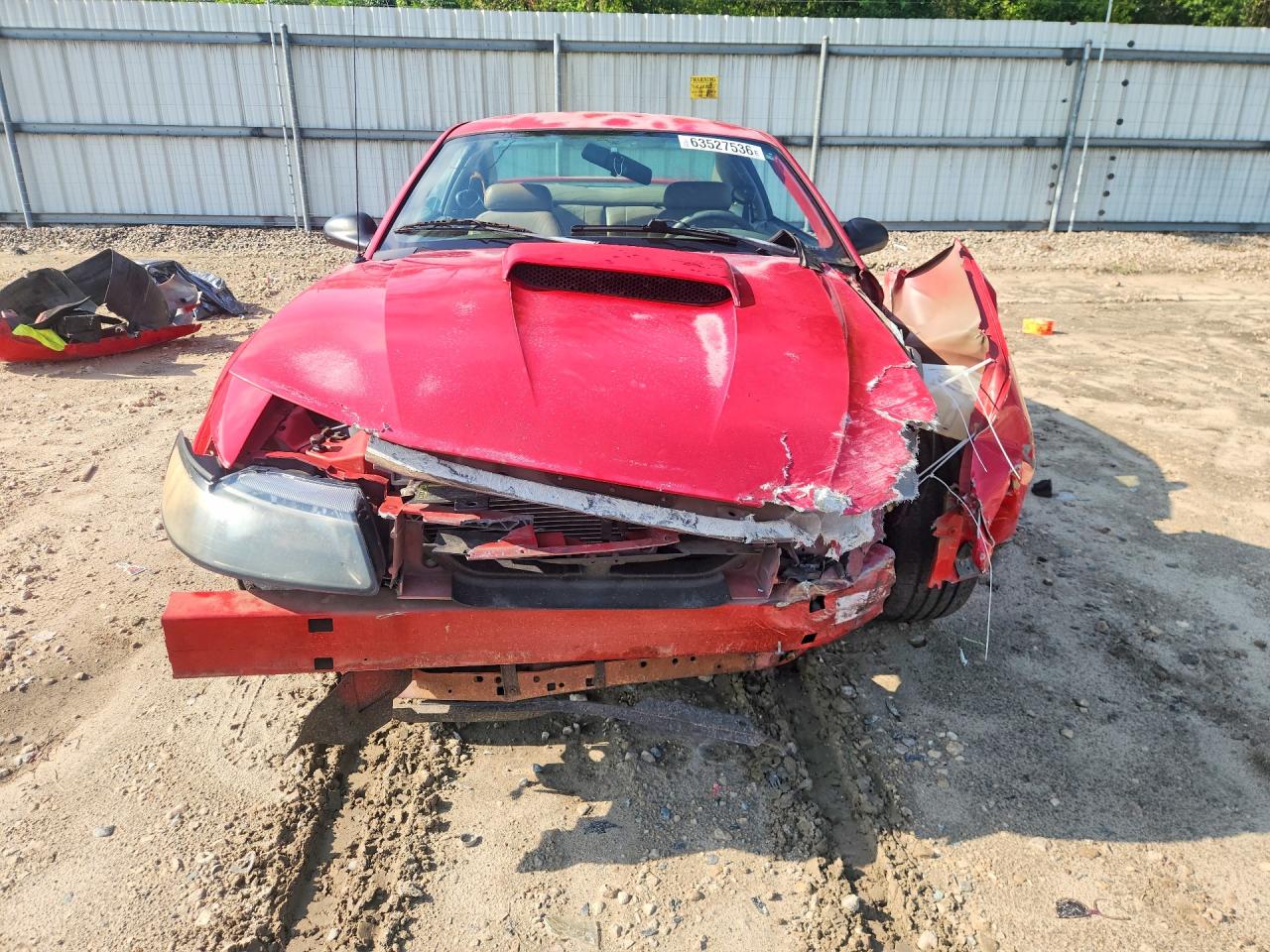 2002 Ford Mustang Gt Red vin: 1FAFP42XX2F120983