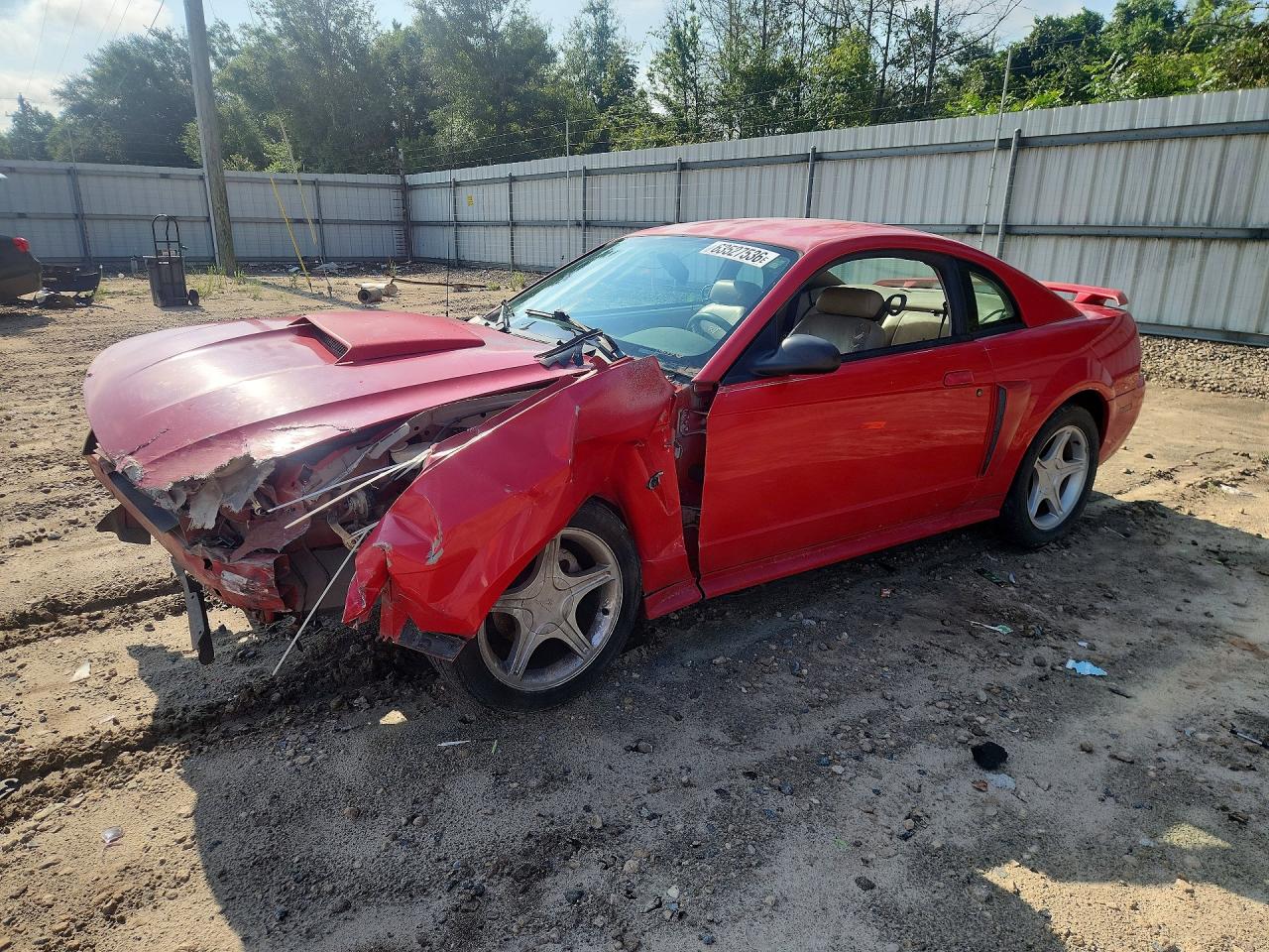 2002 Ford Mustang Gt Red vin: 1FAFP42XX2F120983